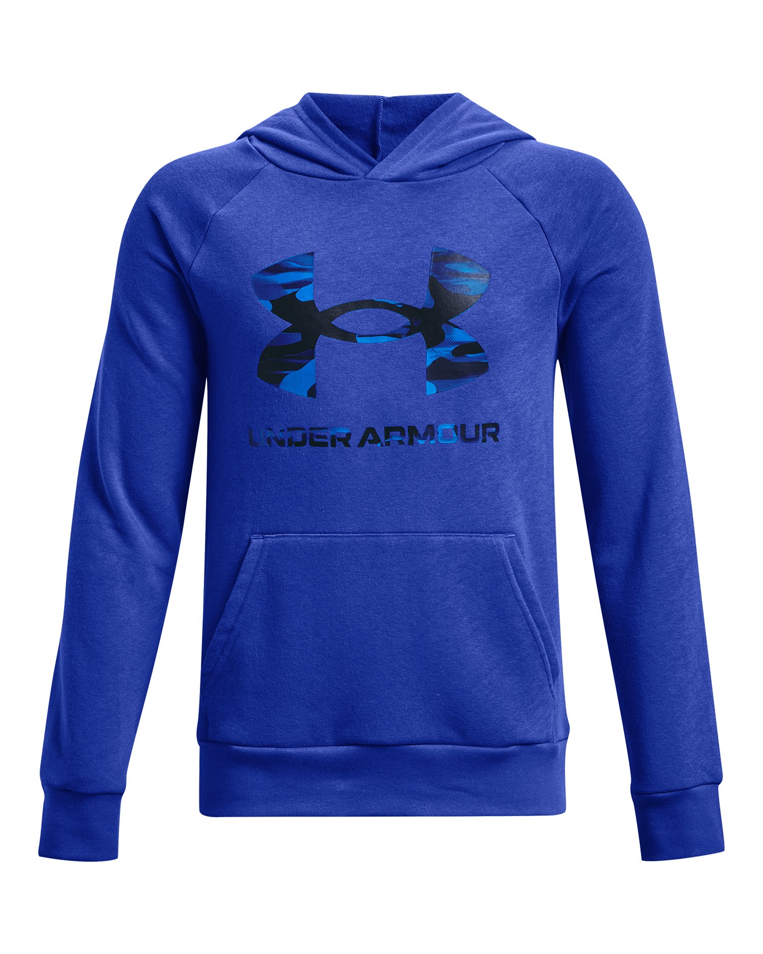 UA Rival Fleece Big Logo Fill Boys' Hoodie, custom hoodie or sweatshirt with logo imprint 3