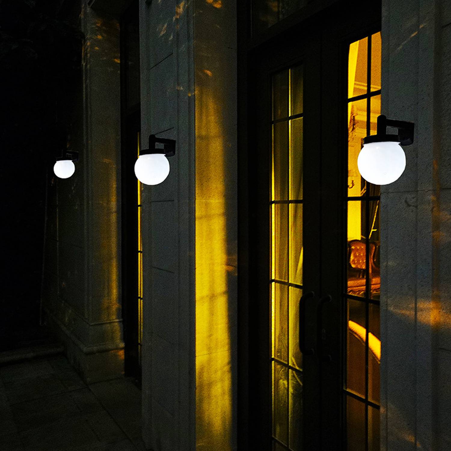 Solar Bubble Wall Light for Garden and Outdoor Use 5