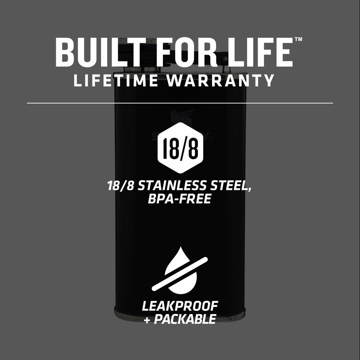 Stanley® 8oz Classic Easy Fill Wide Mouth Flask 115