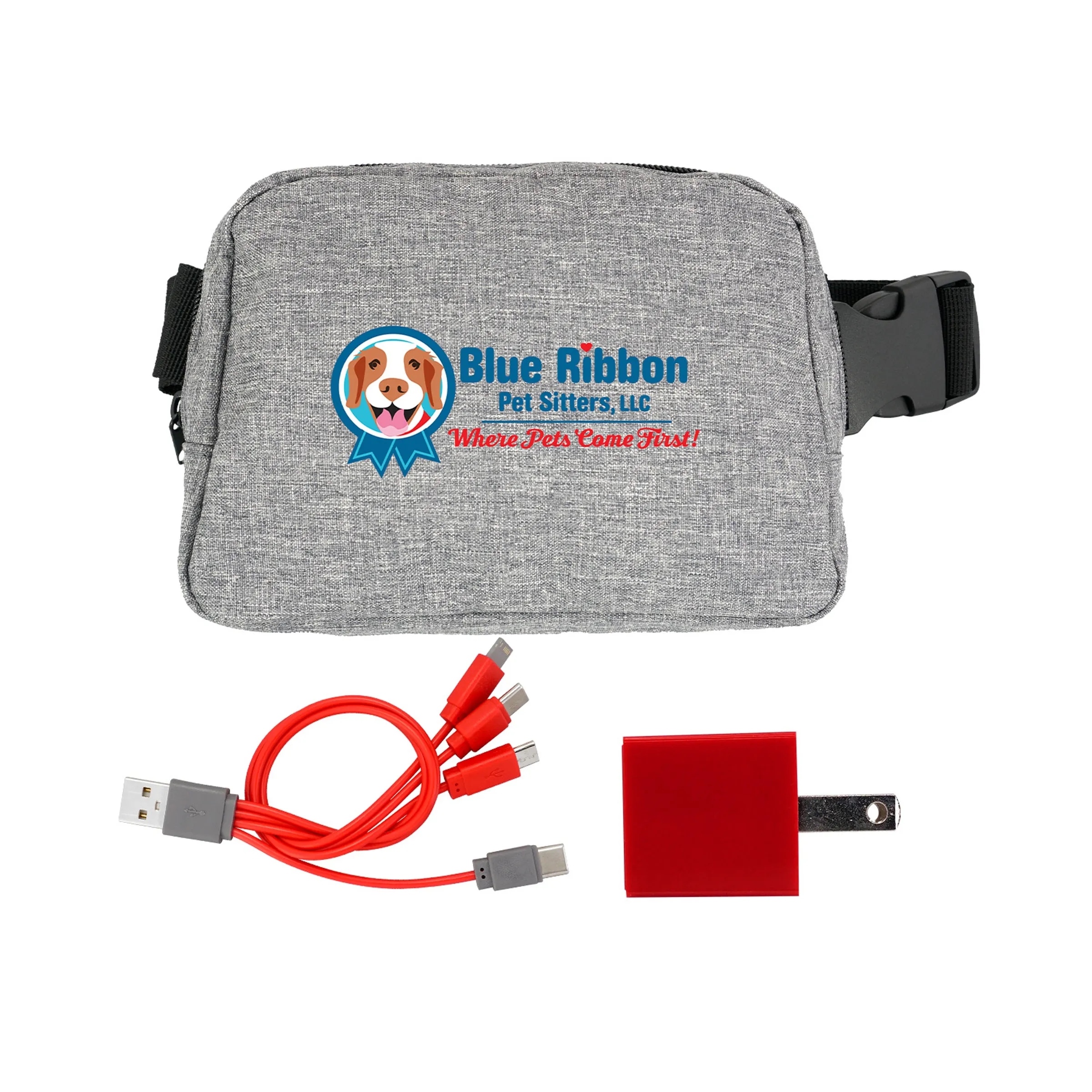 RECYCLED FANNY PACK WALL CHARGING SET 7