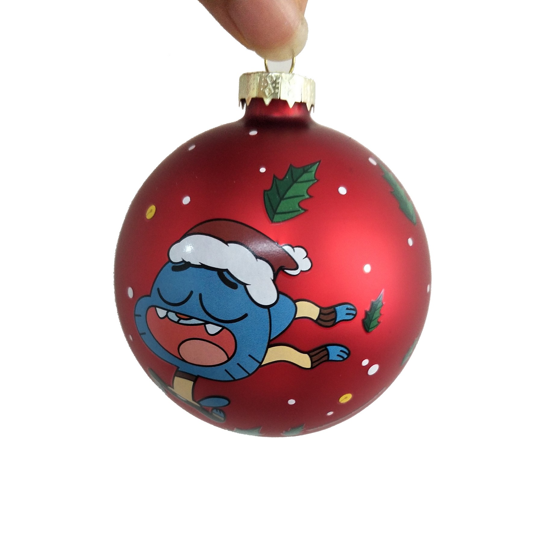 Printed Christmas Glass Ball 3