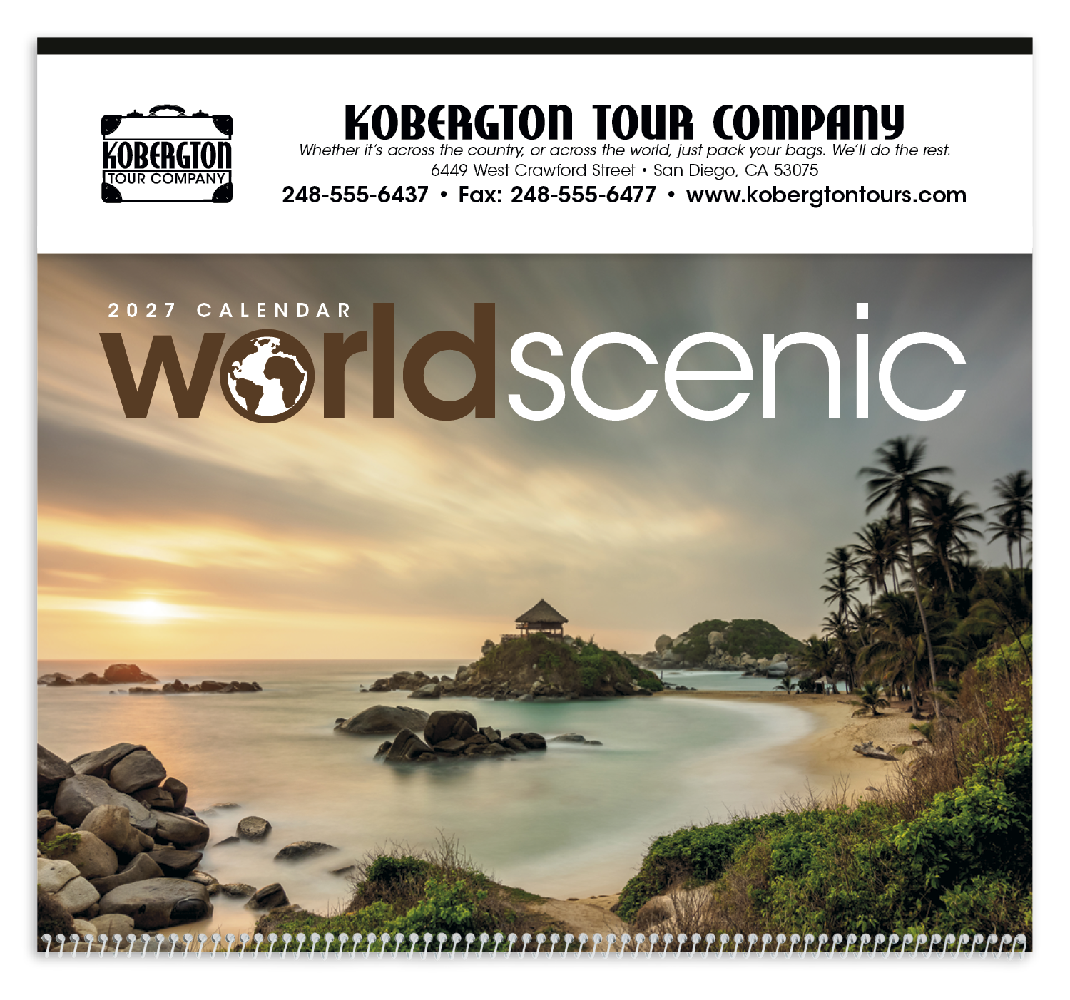 Triumph® Calendars World Scenic Calendar 62
