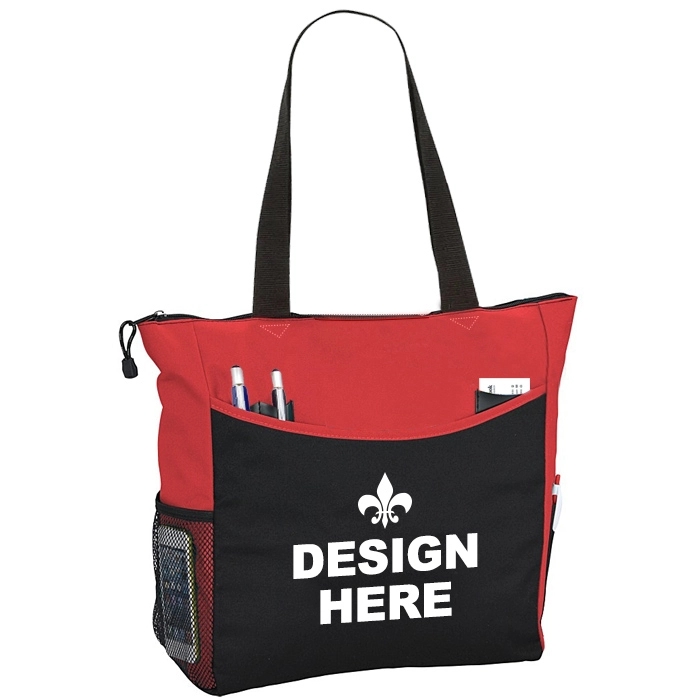Zippered Brief 600D Polyester Tote Bag 2