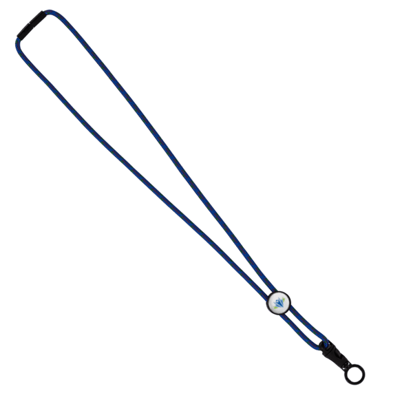 3/16" Nylon Cord Lanyard with Snap-Buckle Release, Standard O-Ring & Slider 95