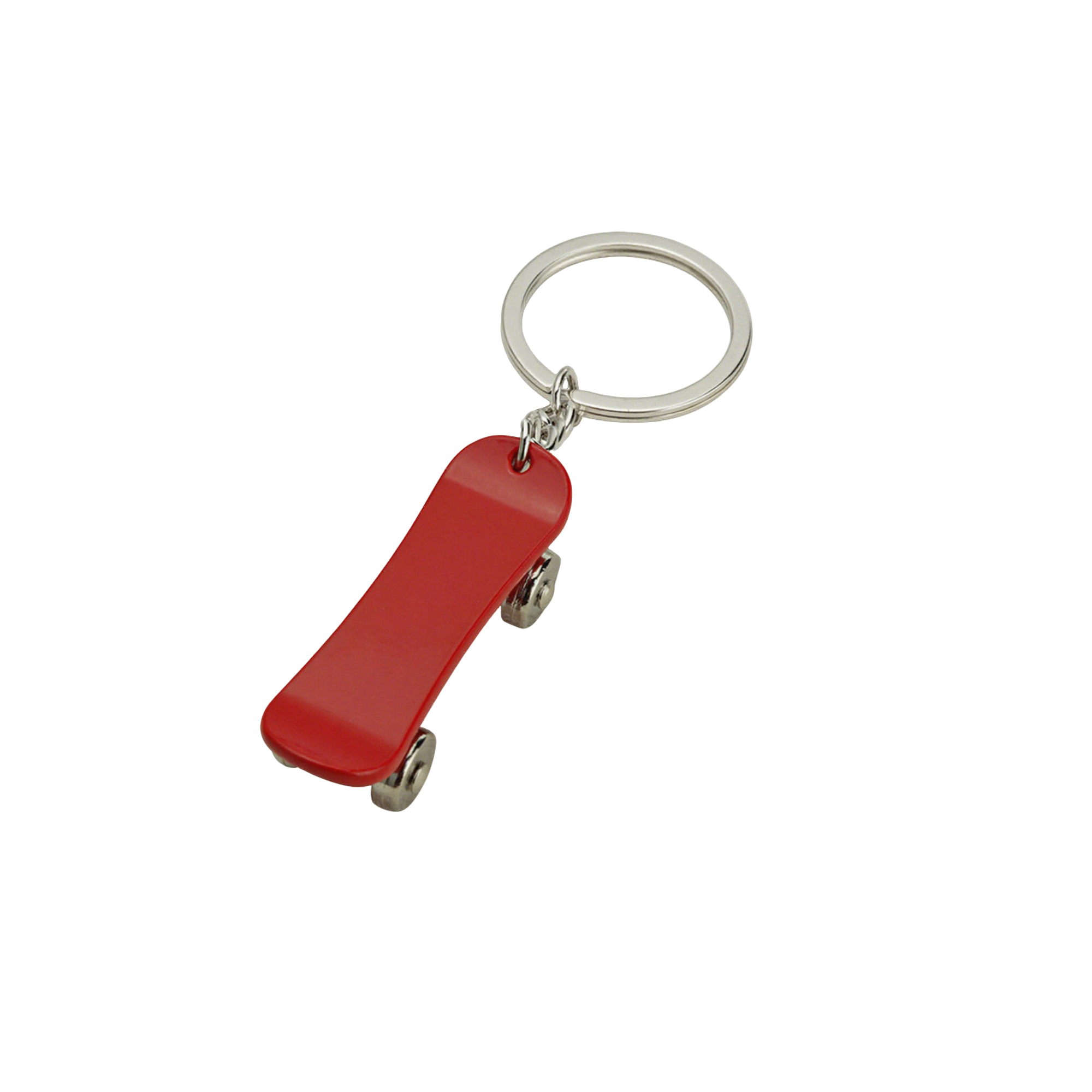 Alloy Mini Skateboard Keychain With Ring 7