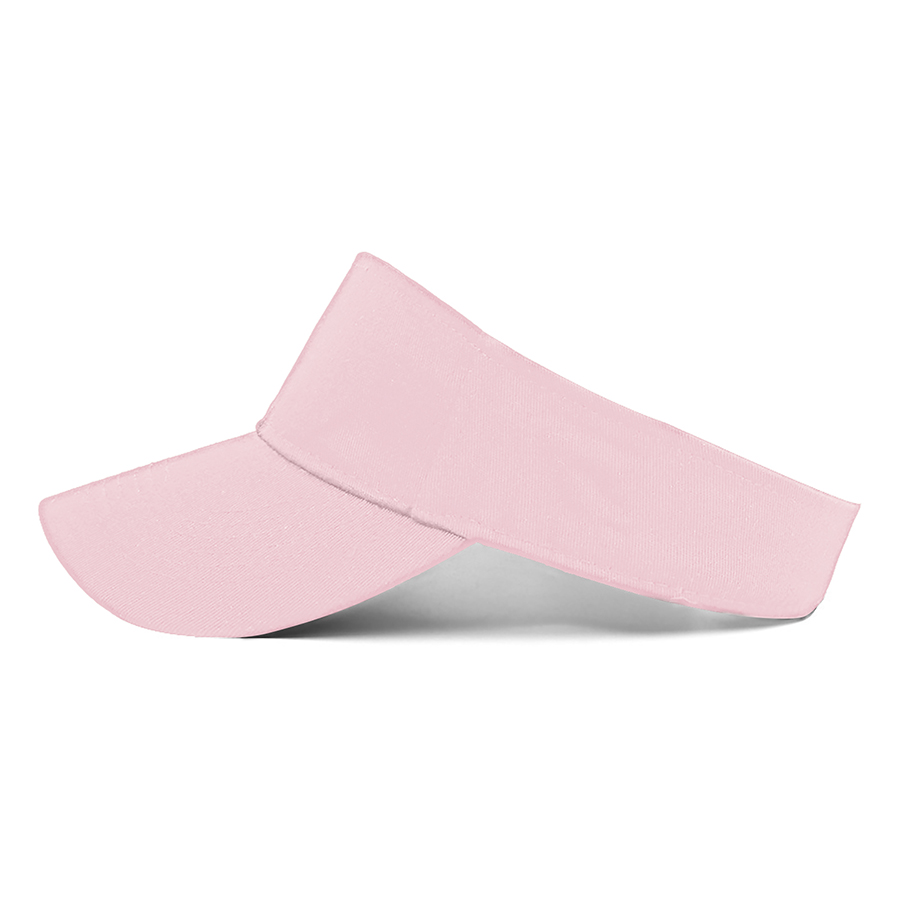 Stock Solid Color Cotton Visor - Sports Style 21