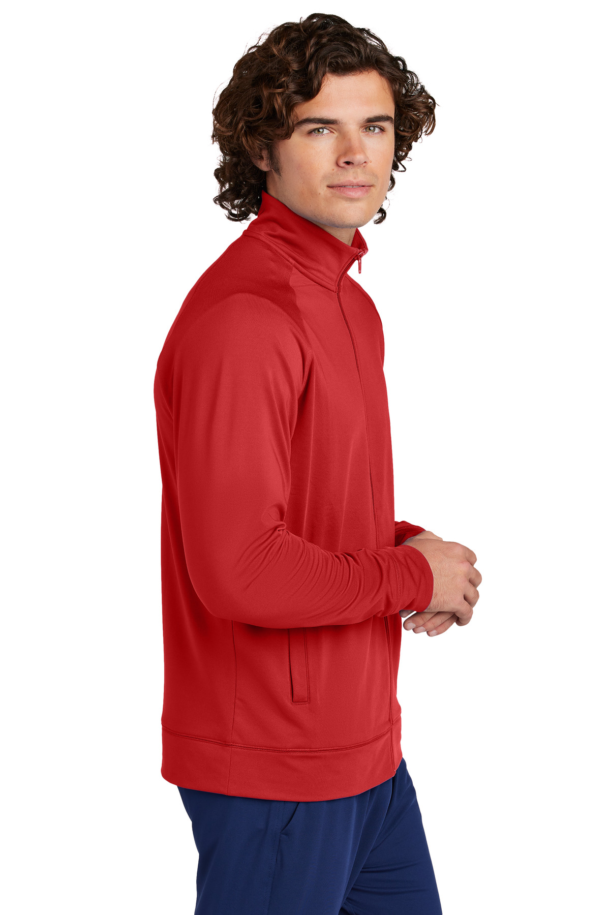 Sport-Tek® Sport-Wick Stretch Full-Zip Cadet Jacket 10