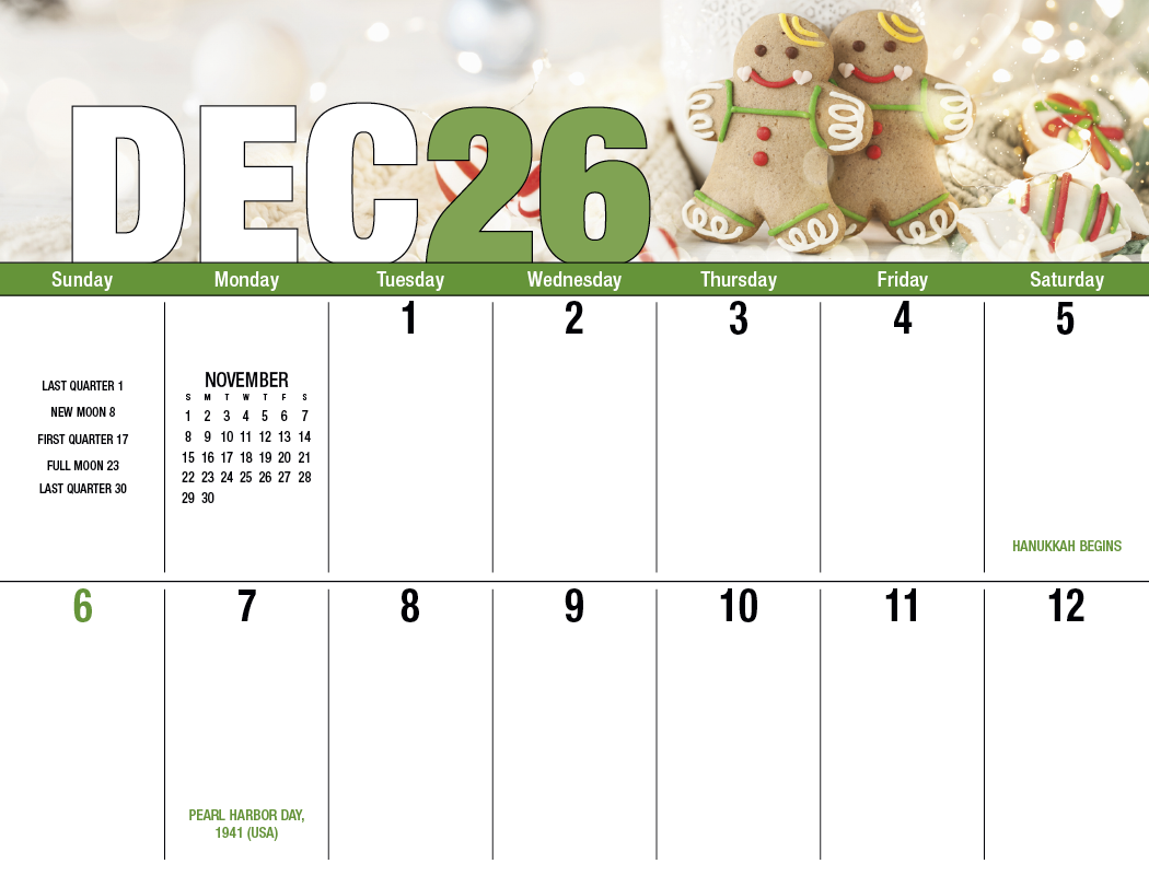 Good Value™ Seasonal Expressions Big Block - Stapled Calendar 10