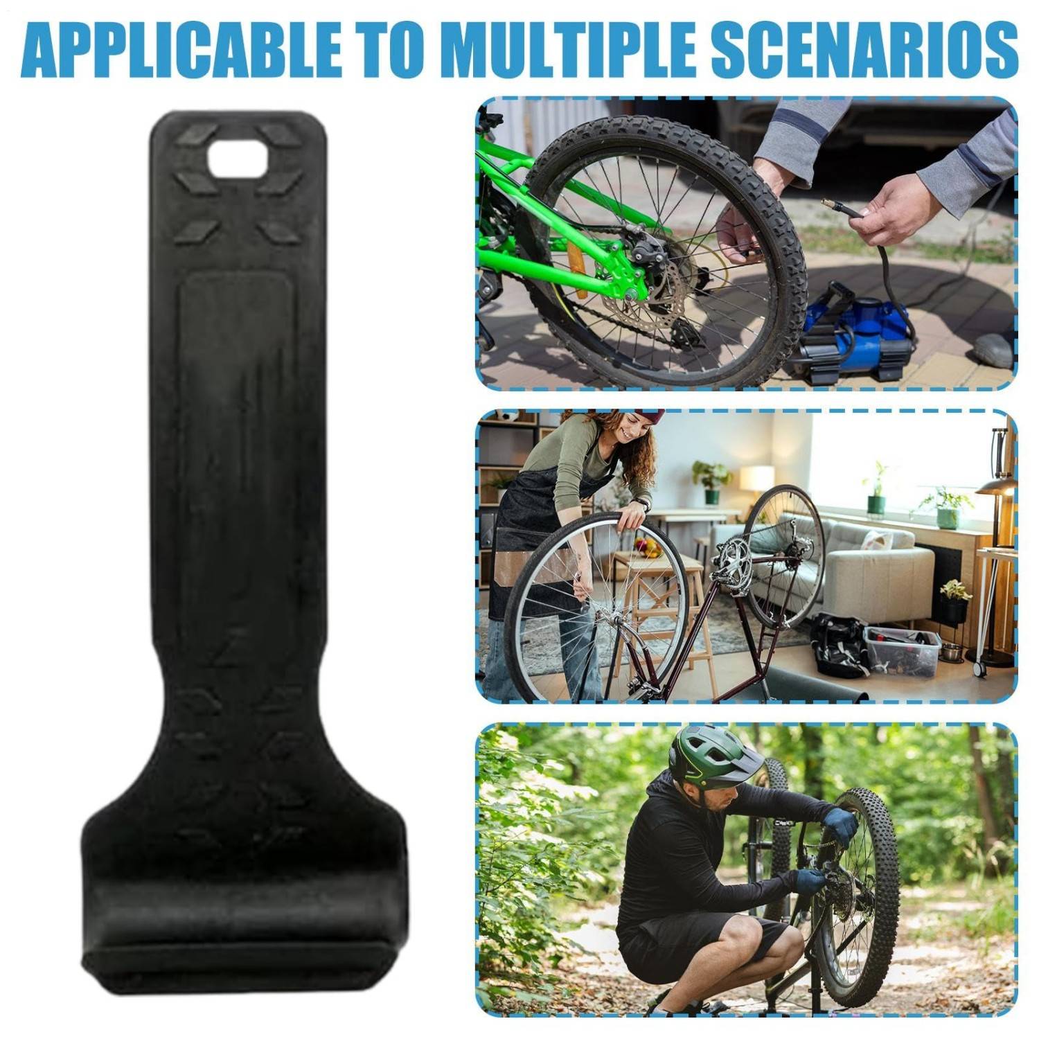 2 in 1 ABS Bicycle Tyre Lever Crowbar 5