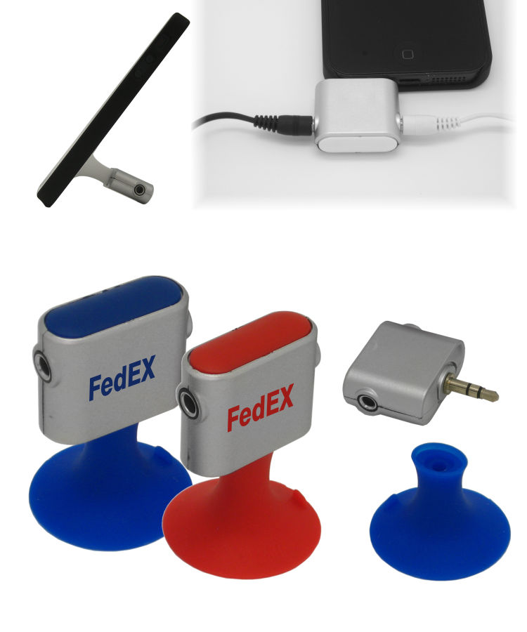 Phone Stand w/Headphones Splitter 2