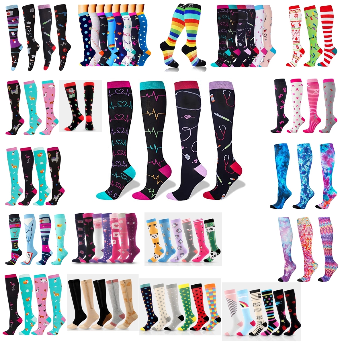 Compression Socks for Men and Women 20-30 mmHg 4
