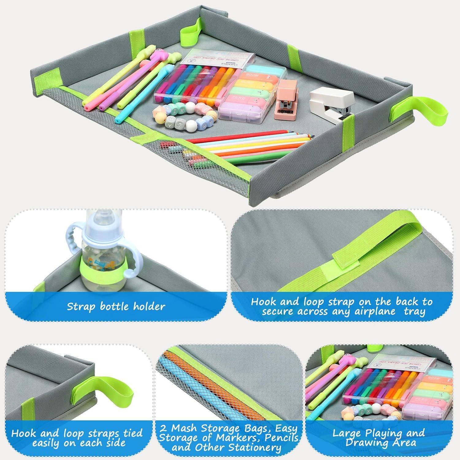 Children's Plane Travel Train Portable Tray 3