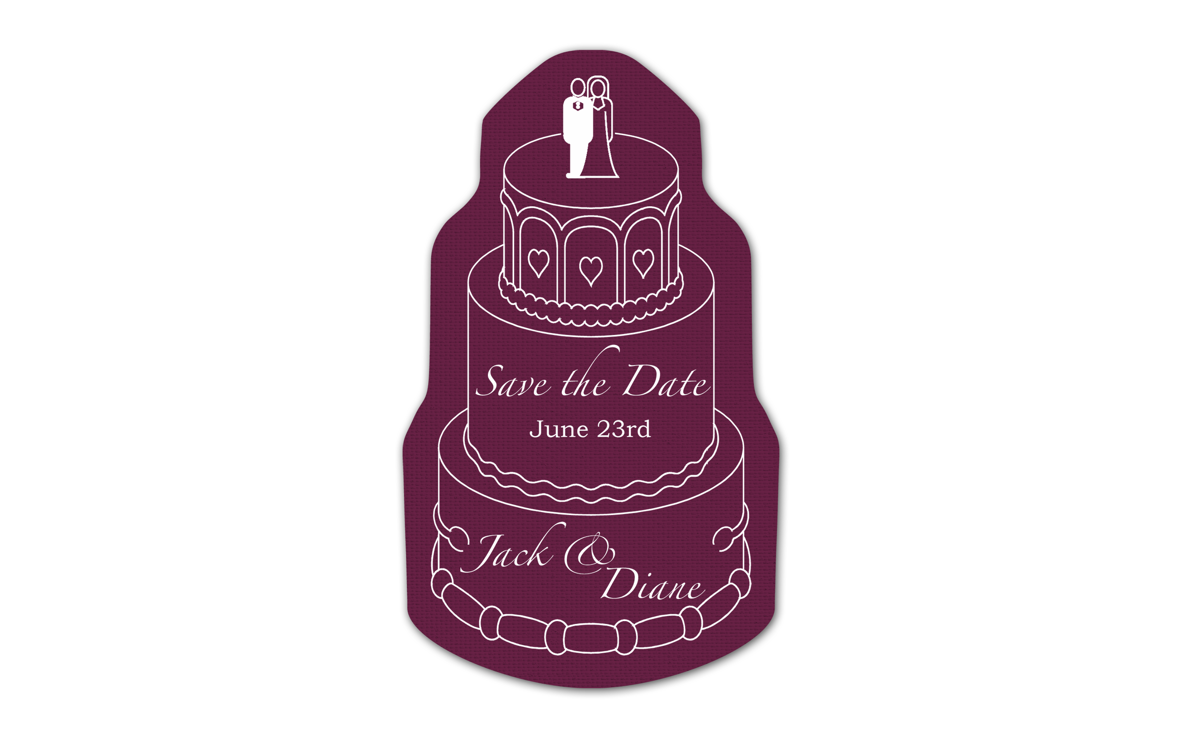 Wedding Cake Vinyl Jar Opener 90
