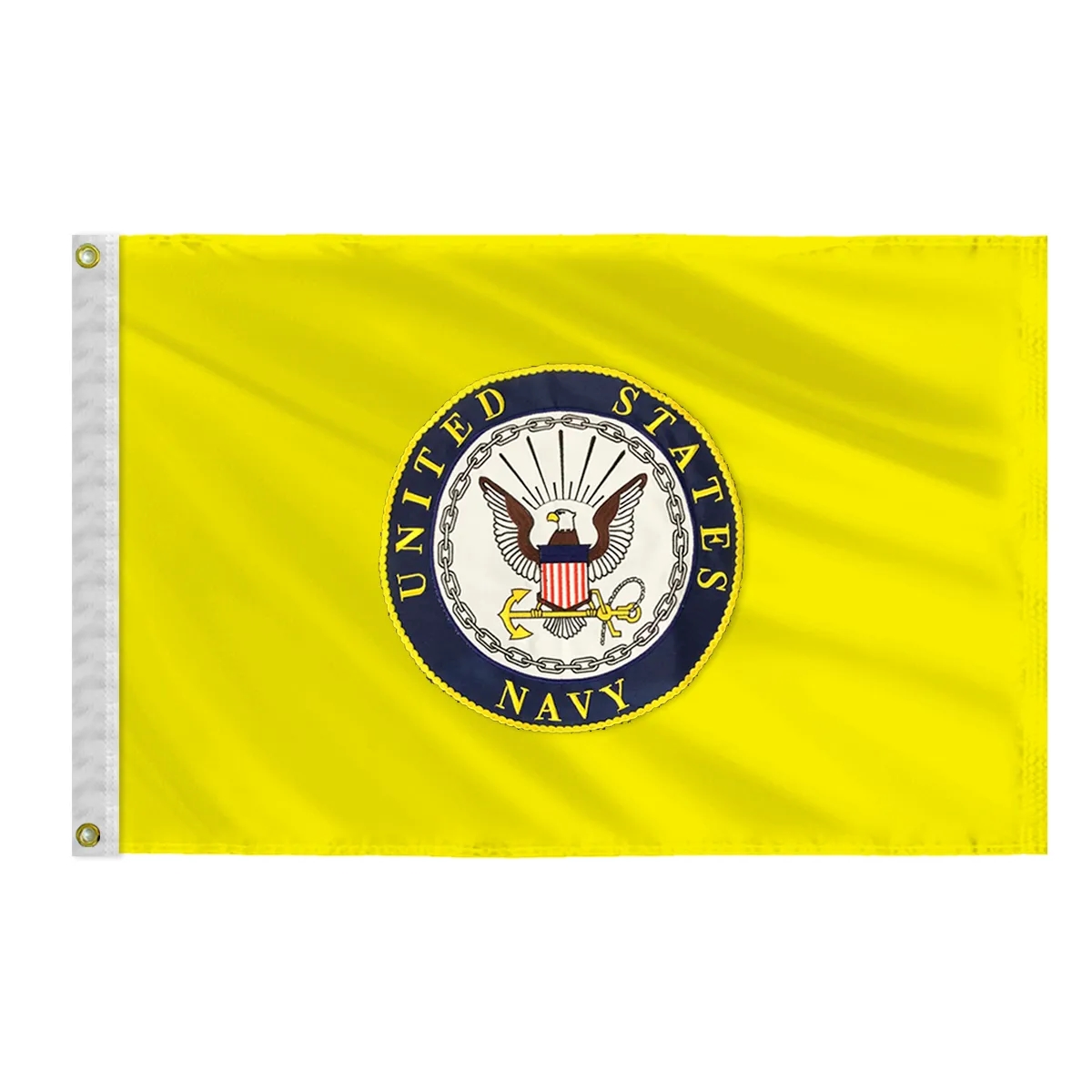 Applique & Embroidered Flag 20" x 30" Nylon 6