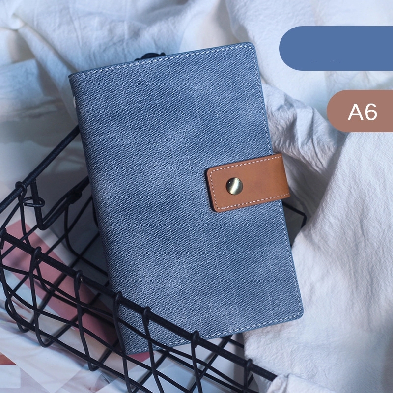 PU Leather A5/A6 Business Travel Journal Binder Notebook 8