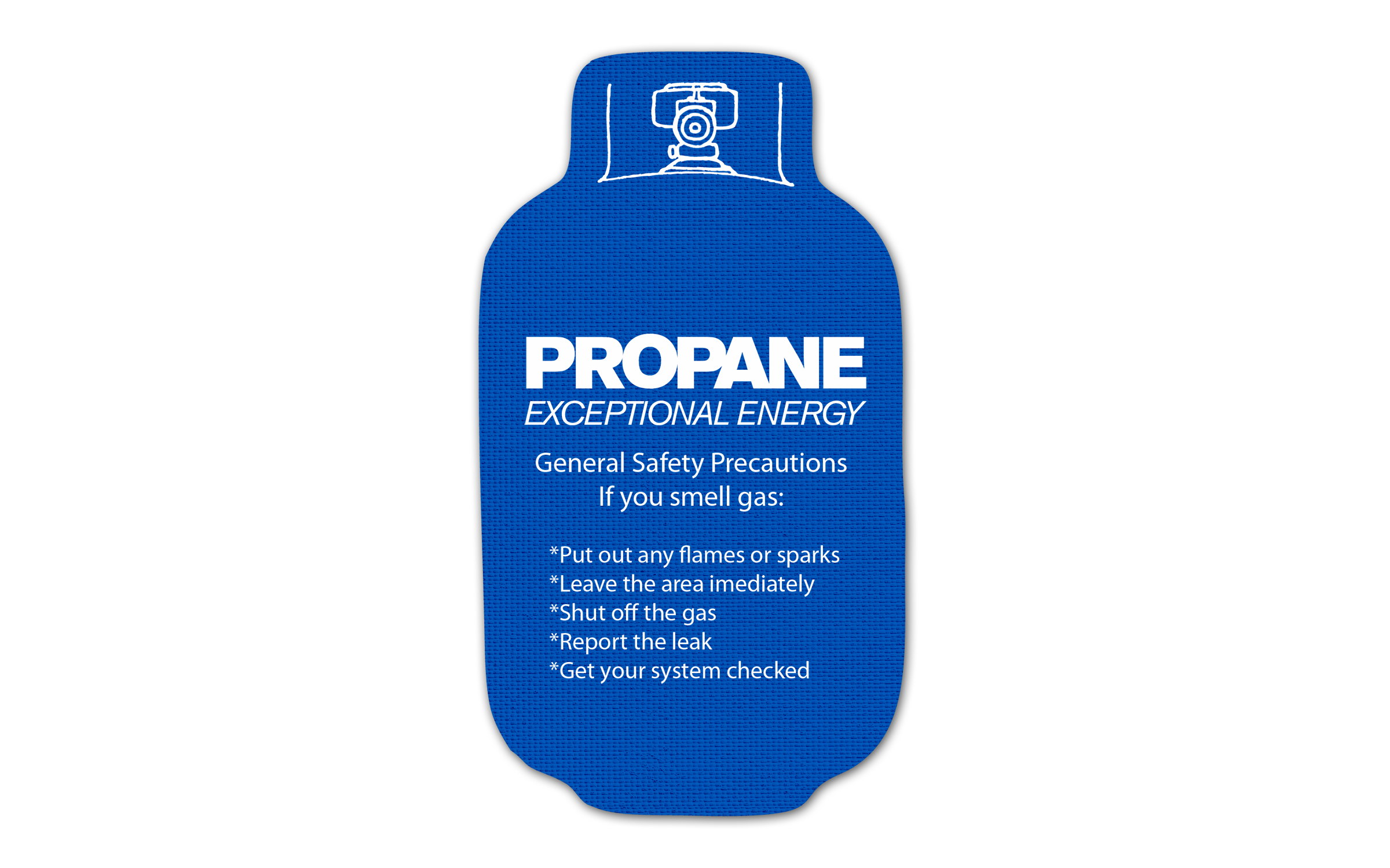 Propane Tank Vinyl Jar Opener 43
