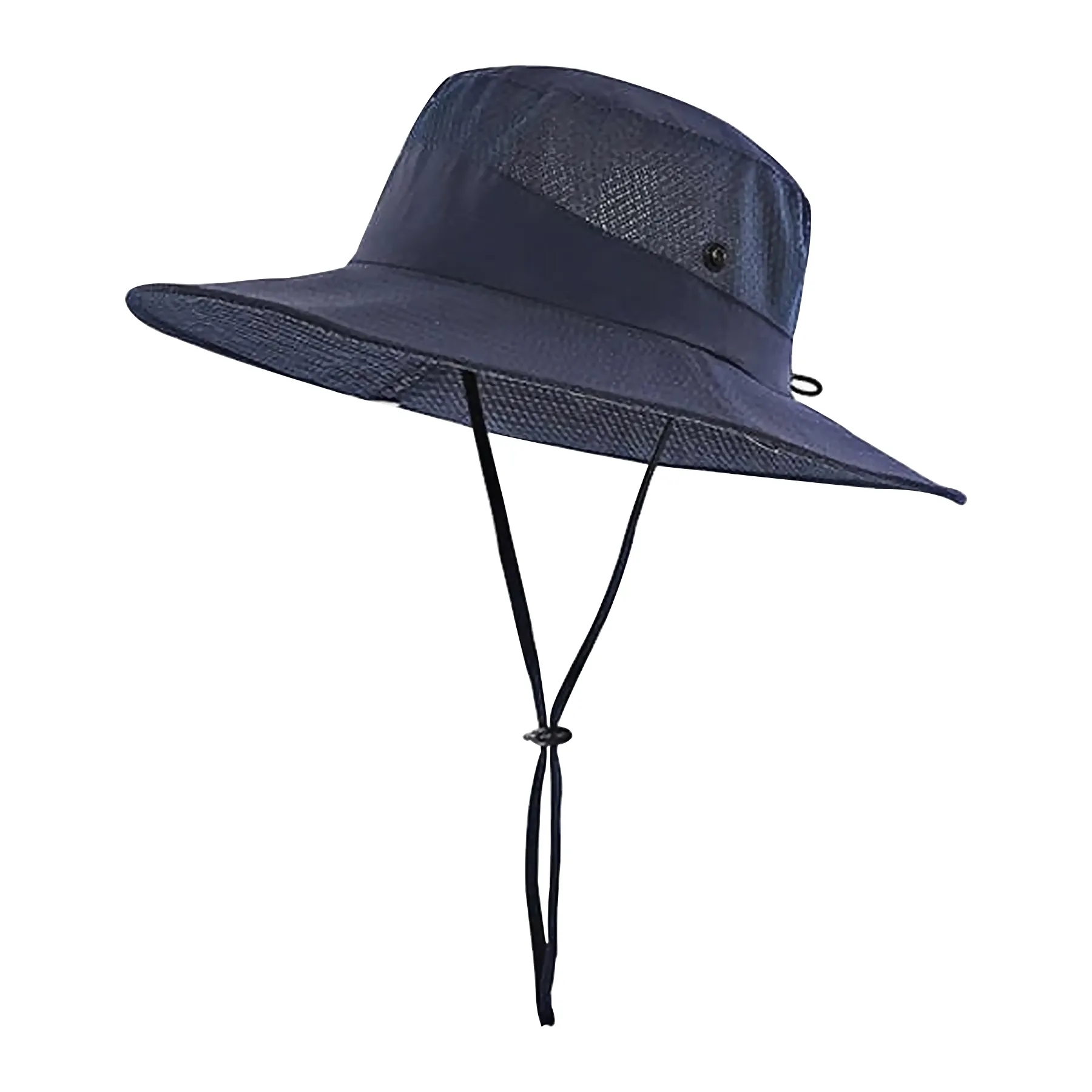 Wide Brim Mesh Sun Bucket Hat 1