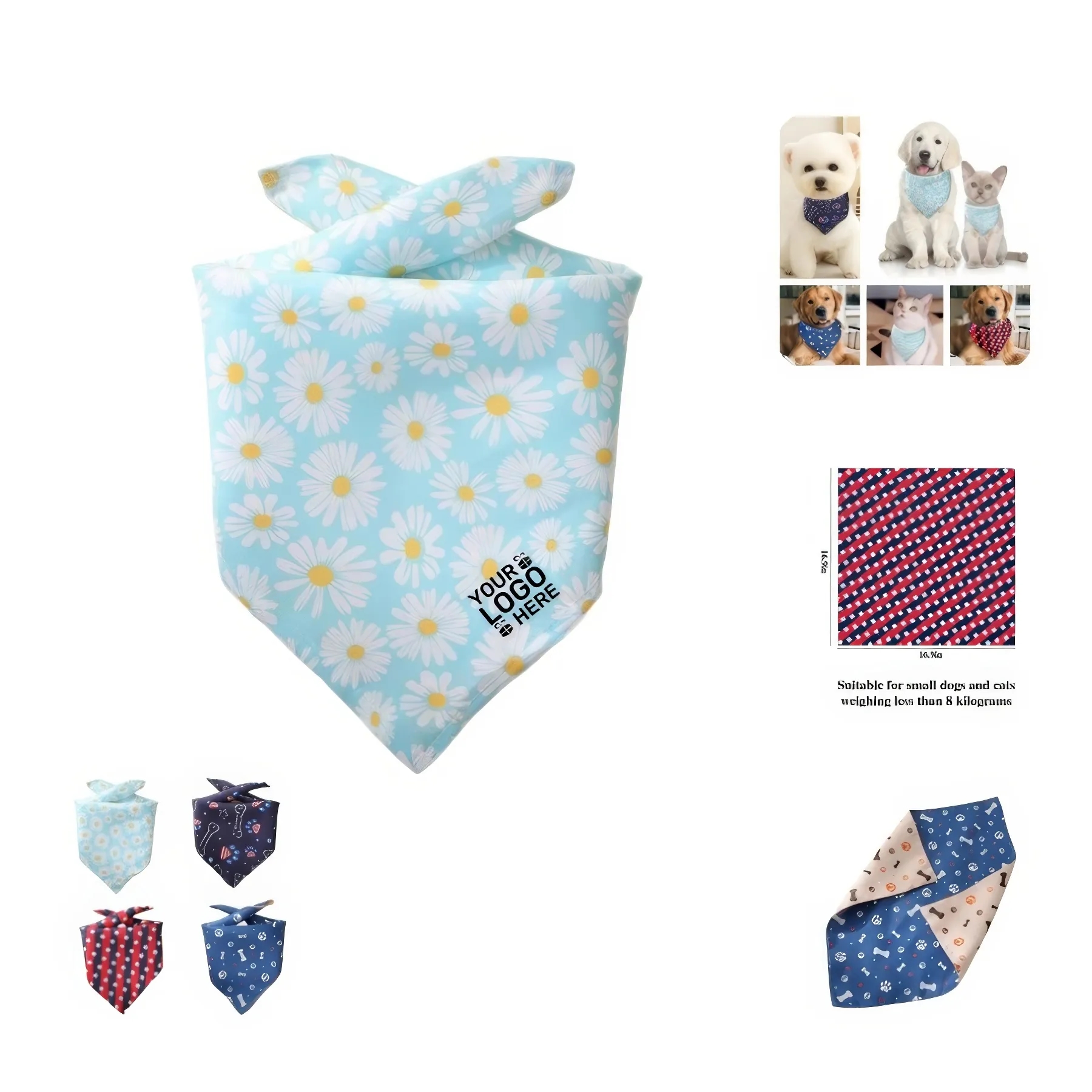 Print Triangle Doggie Neckerchief 4