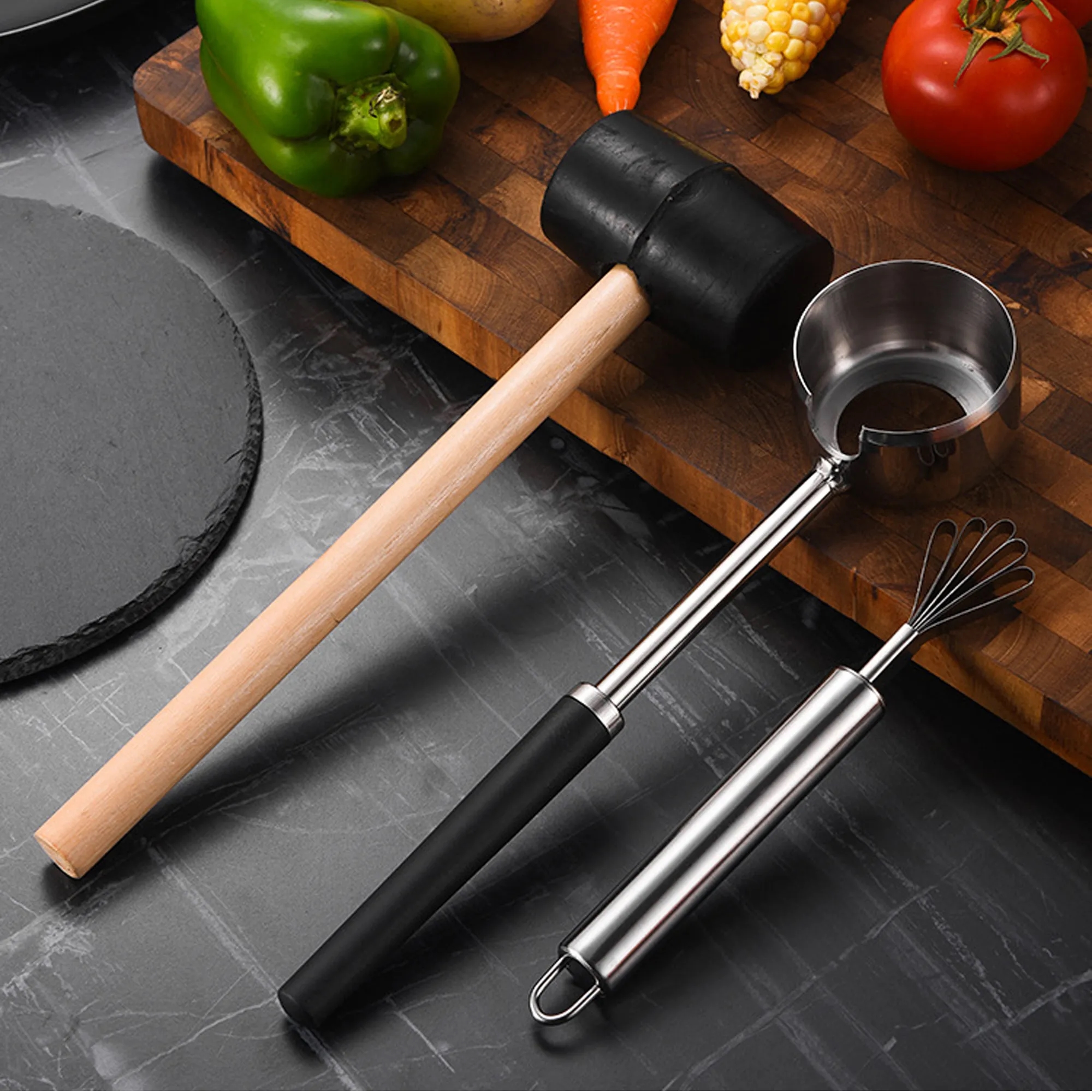 Rubber Mallet With Wooden Handle 4