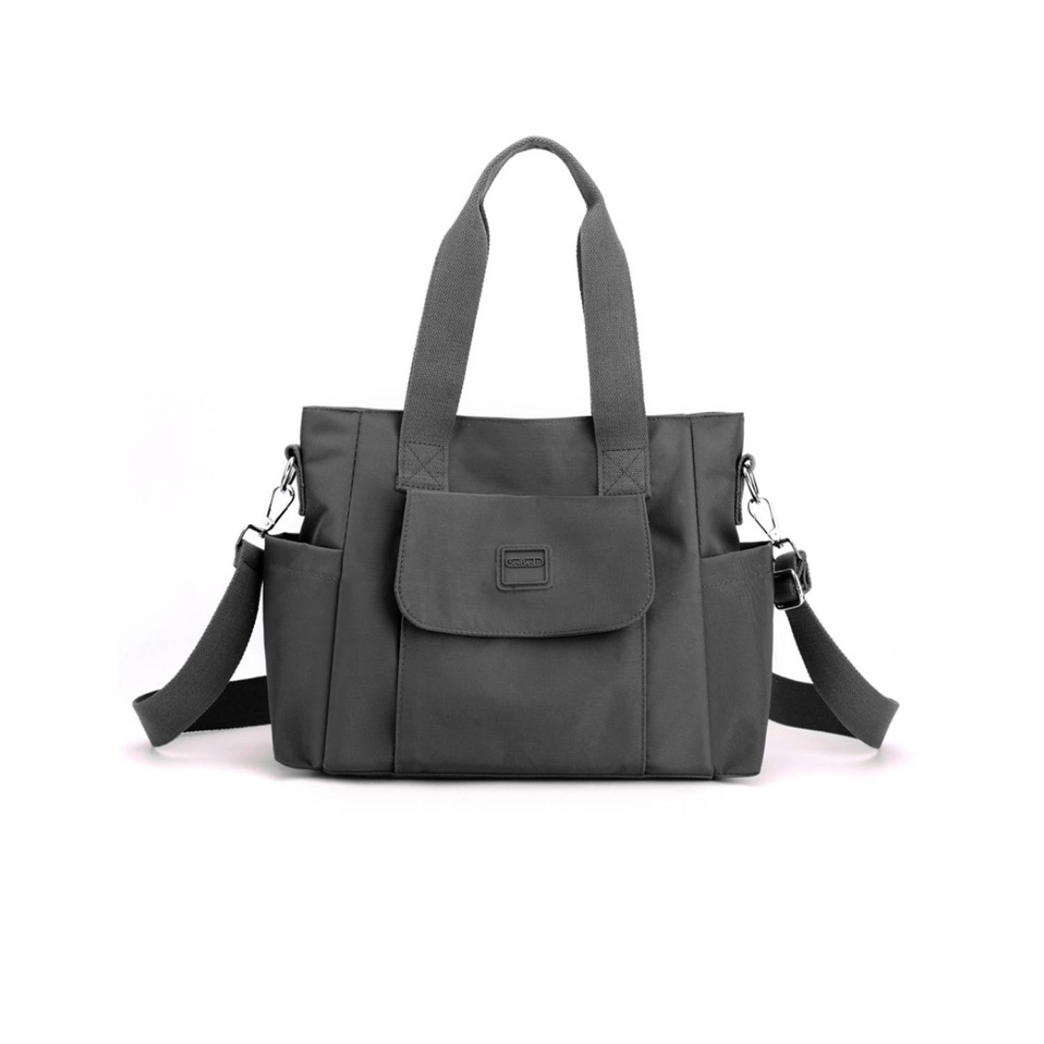Large Capacity Nylon Handbag, custom tote bag with logo imprint 4