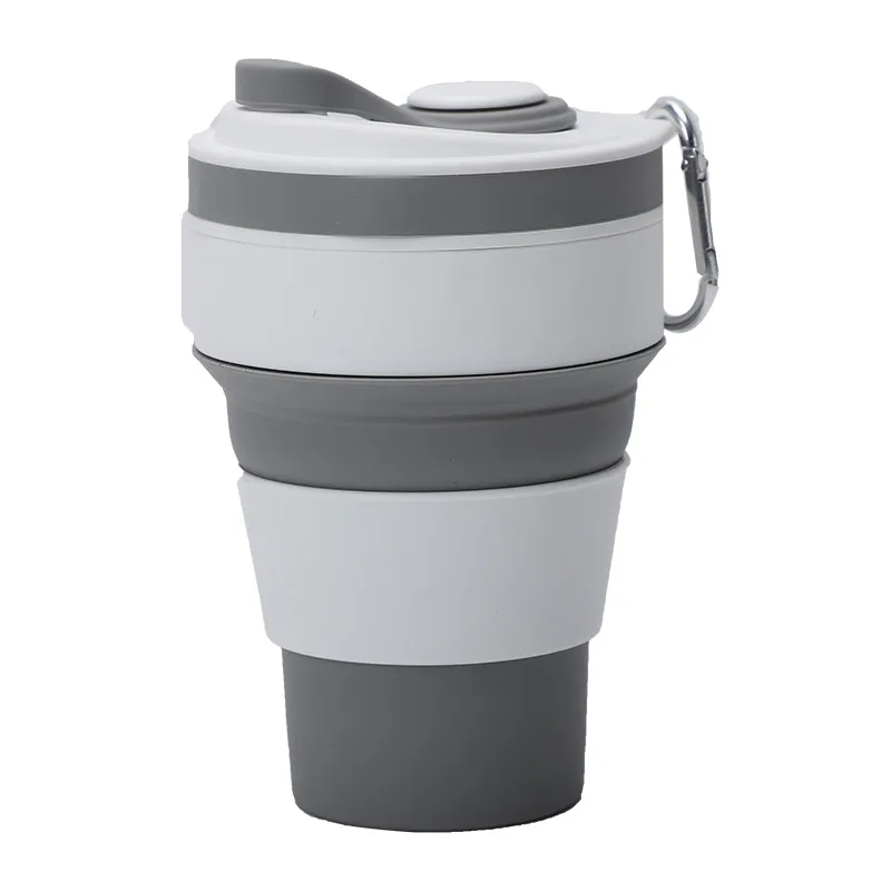Outdoor travel silicone folding cup 4