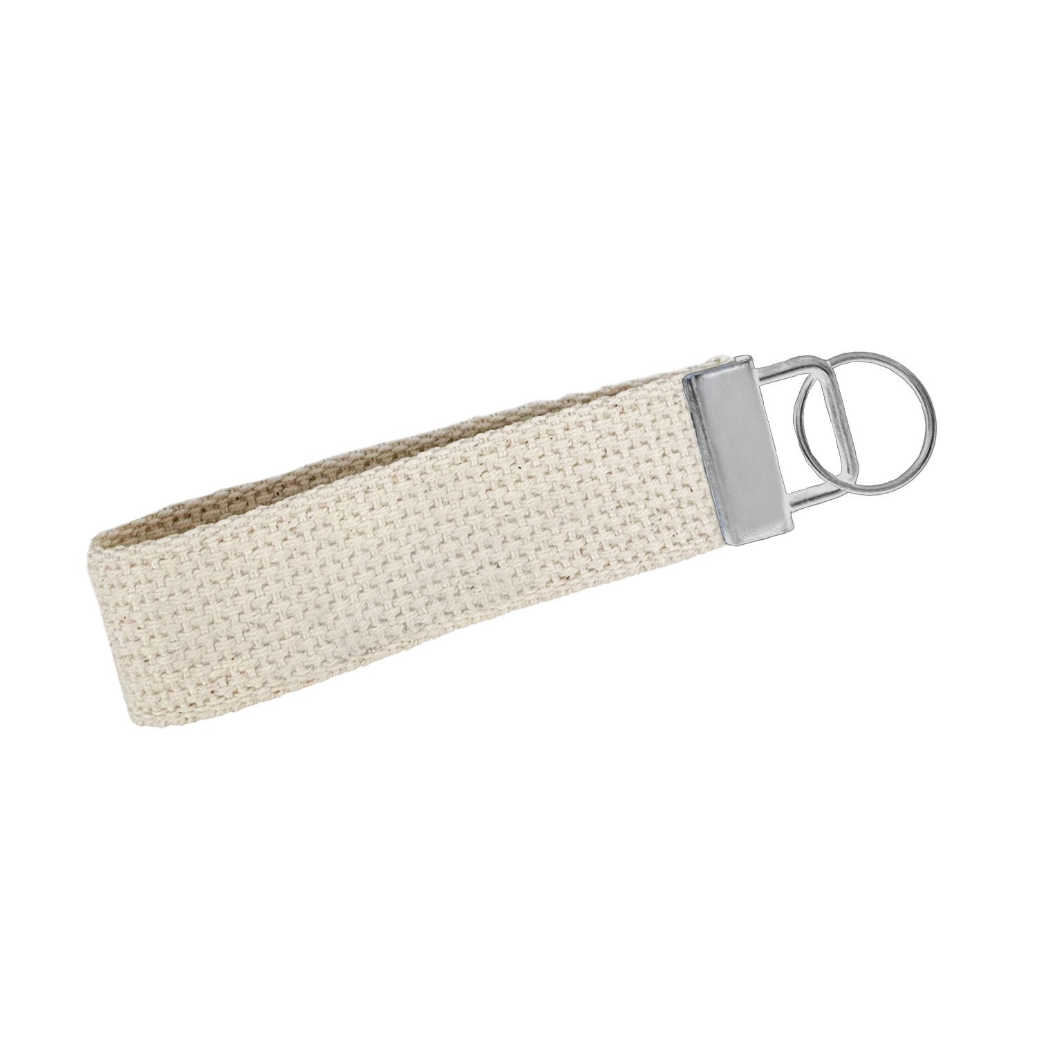 5" Full Color Cotton Key Strap w/ Nickel-Plated Hardware 2