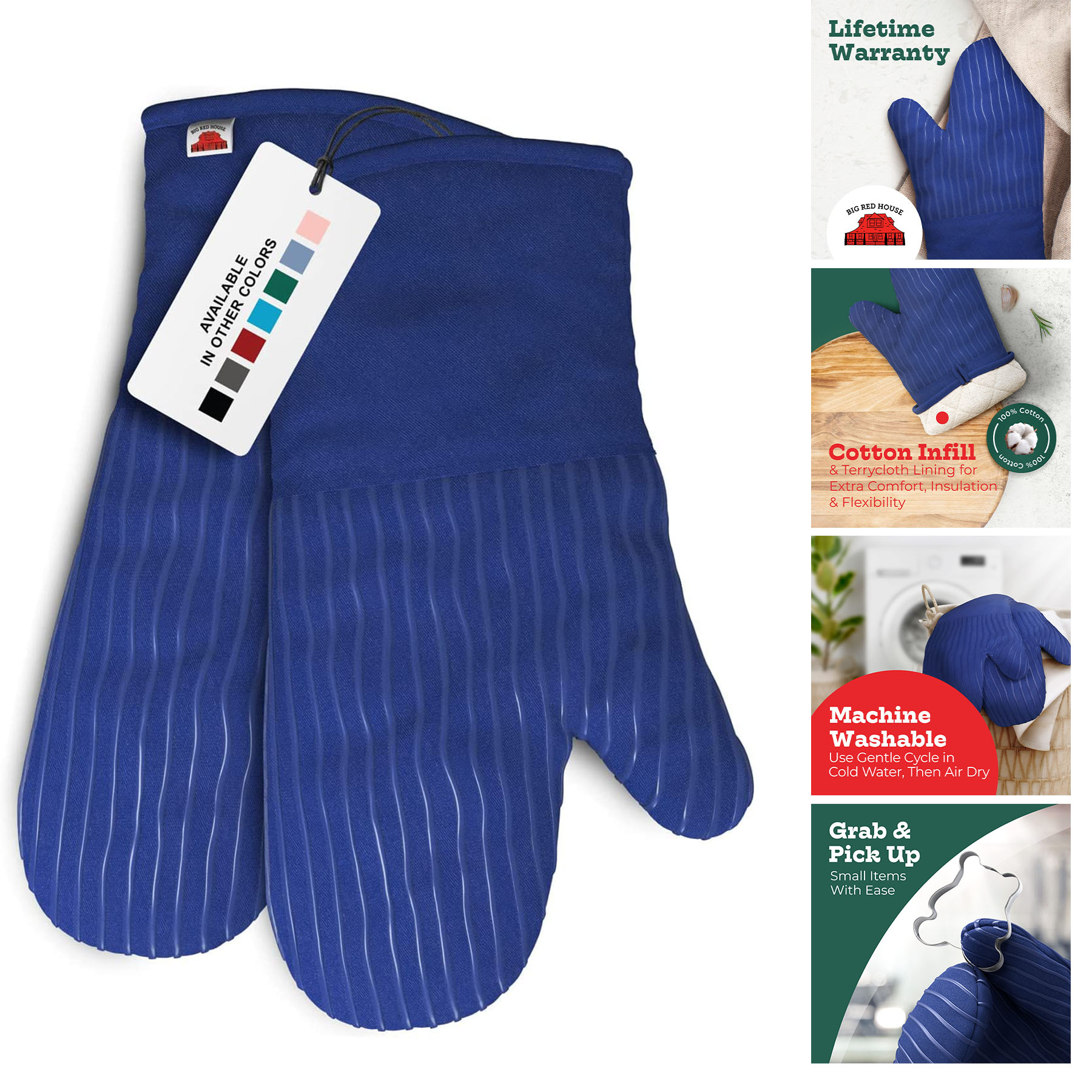 Heat-Resistant Oven Mitts 2