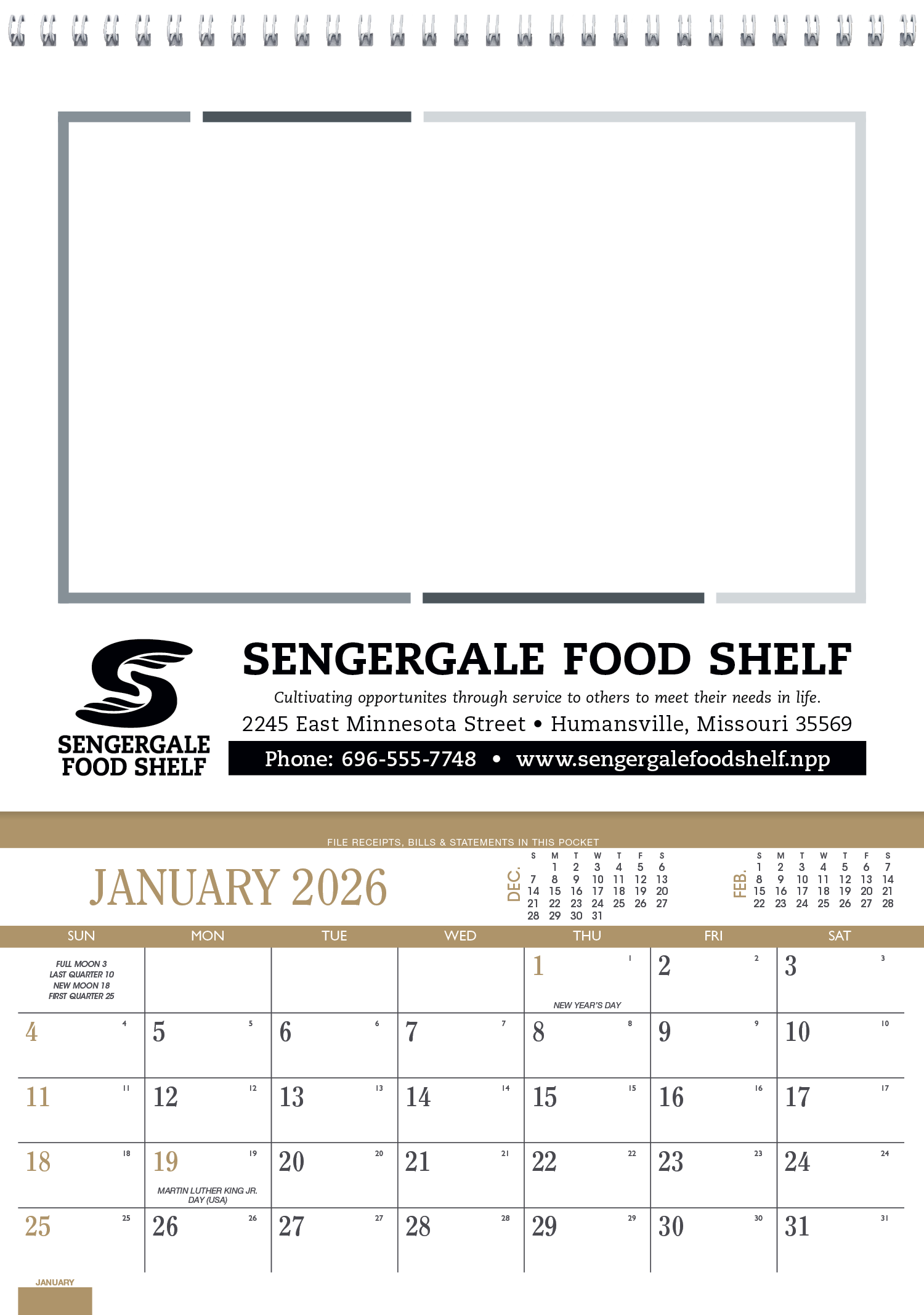 Triumph® Calendars Recipe Pocket Calendar 19