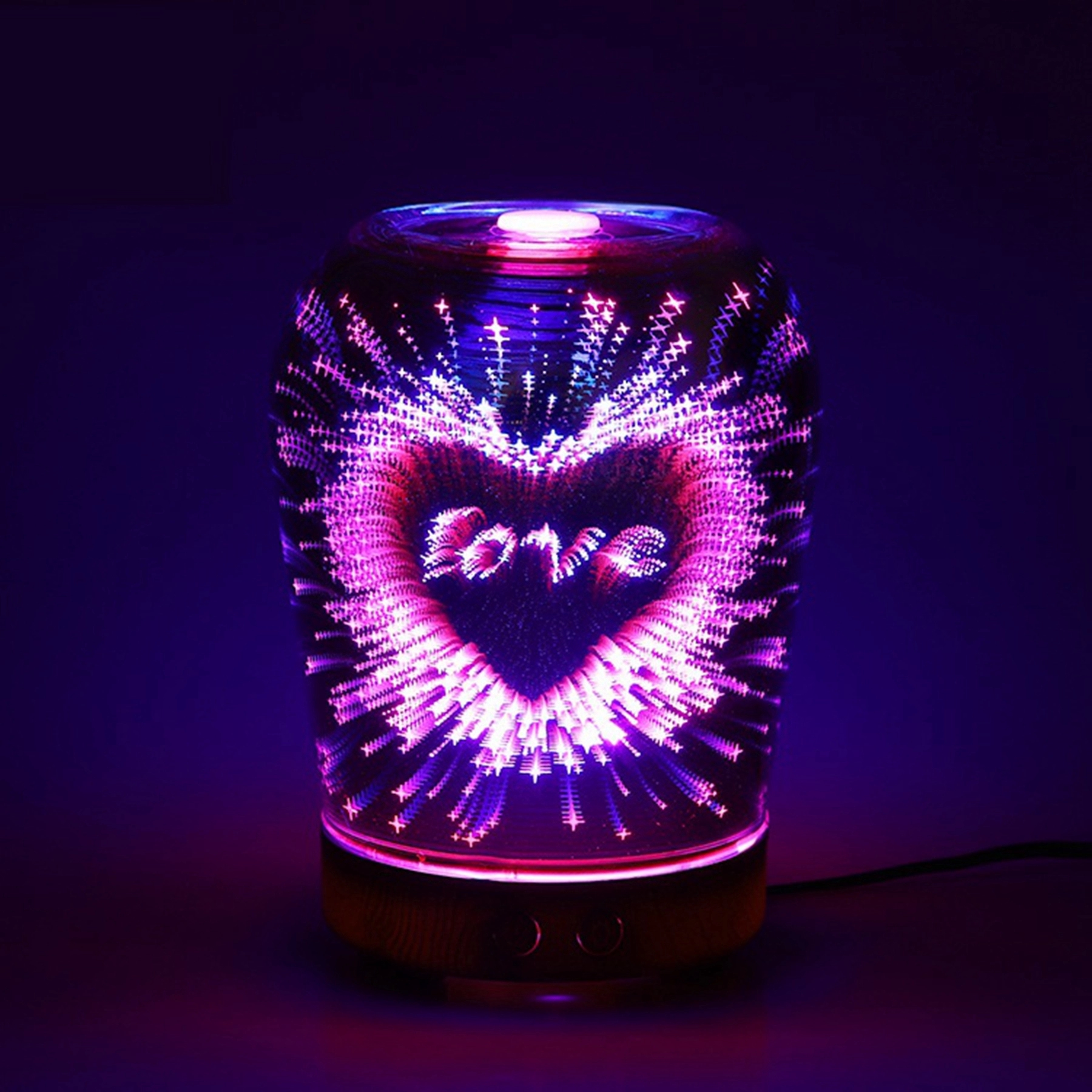3D Glass Aromatherapy Oil Aroma Diffuser 5