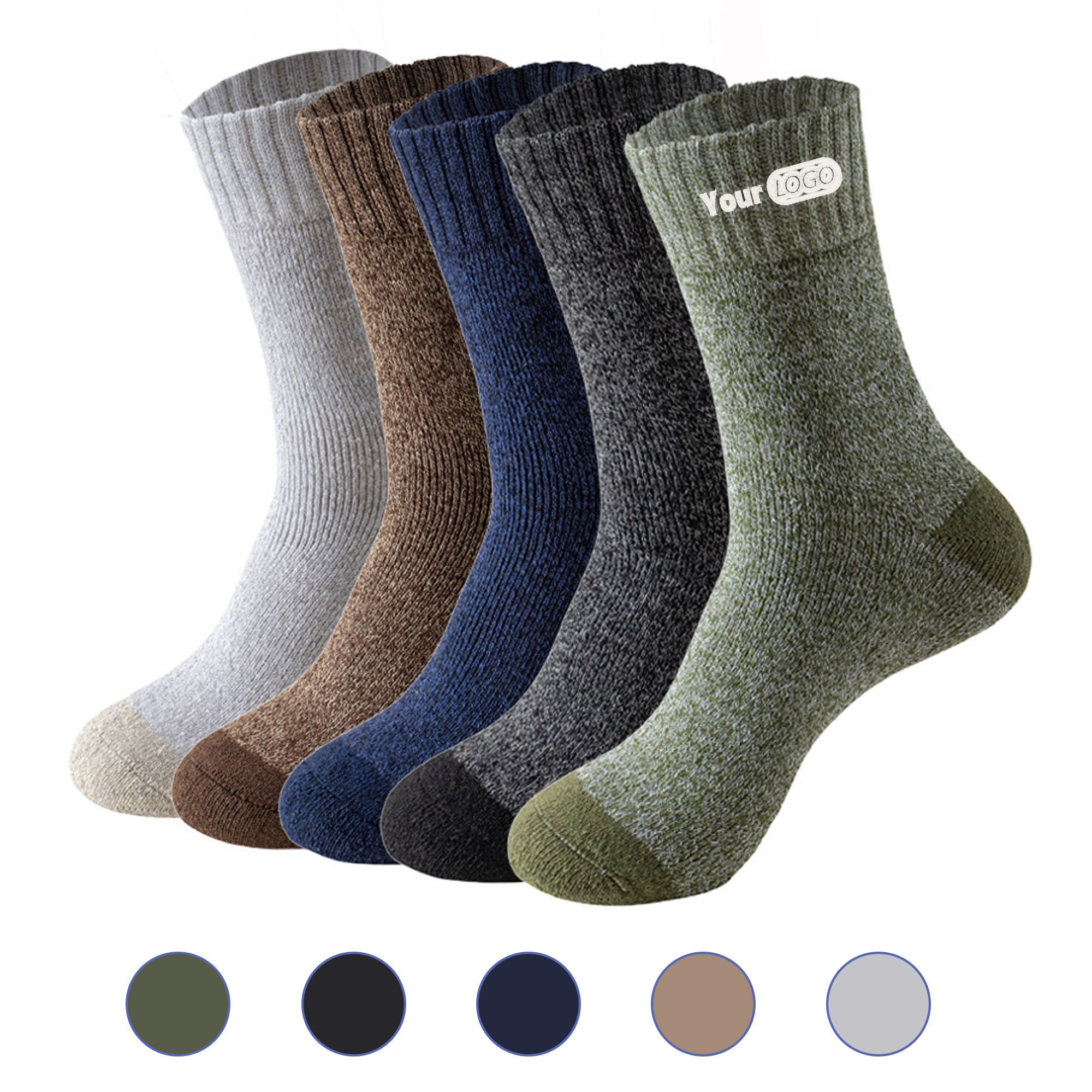 Men's Thick Warm Hiking Sock 5