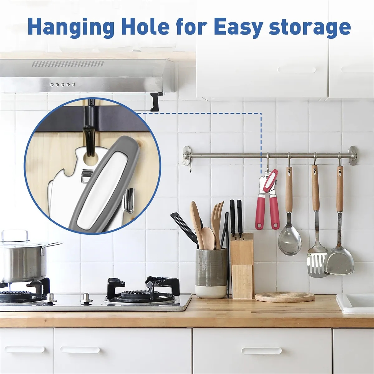 Stainless Steel  Handheld Strong Heavy Duty Can Opener 4