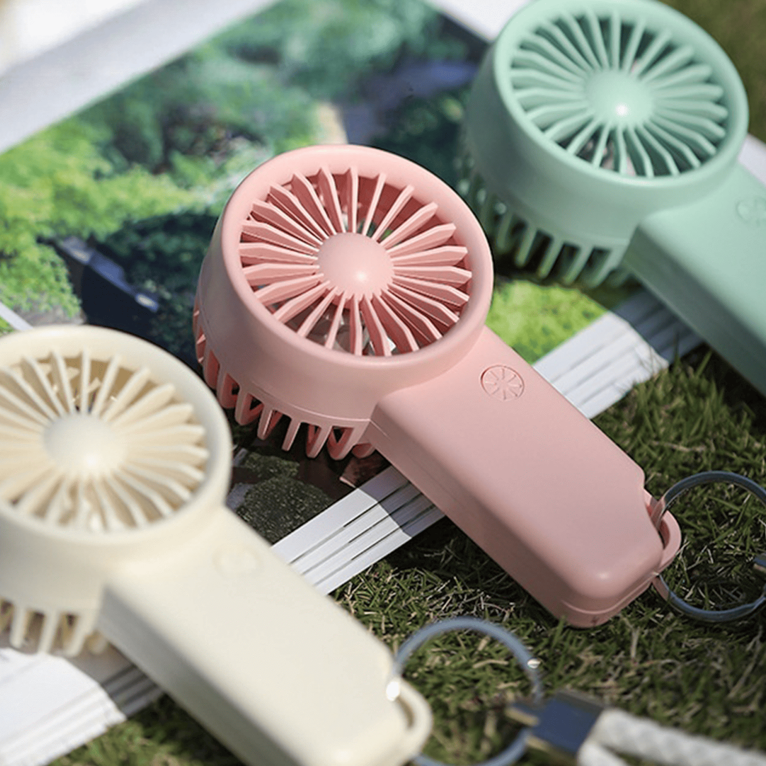 Portable Mini Fan with Keychain 5