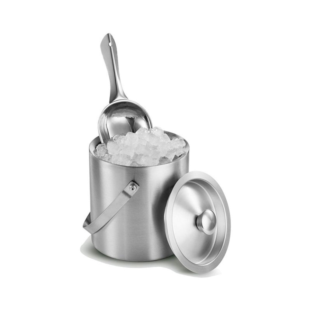 Stainless Steel Insulated Ice Bucket With Lid 8