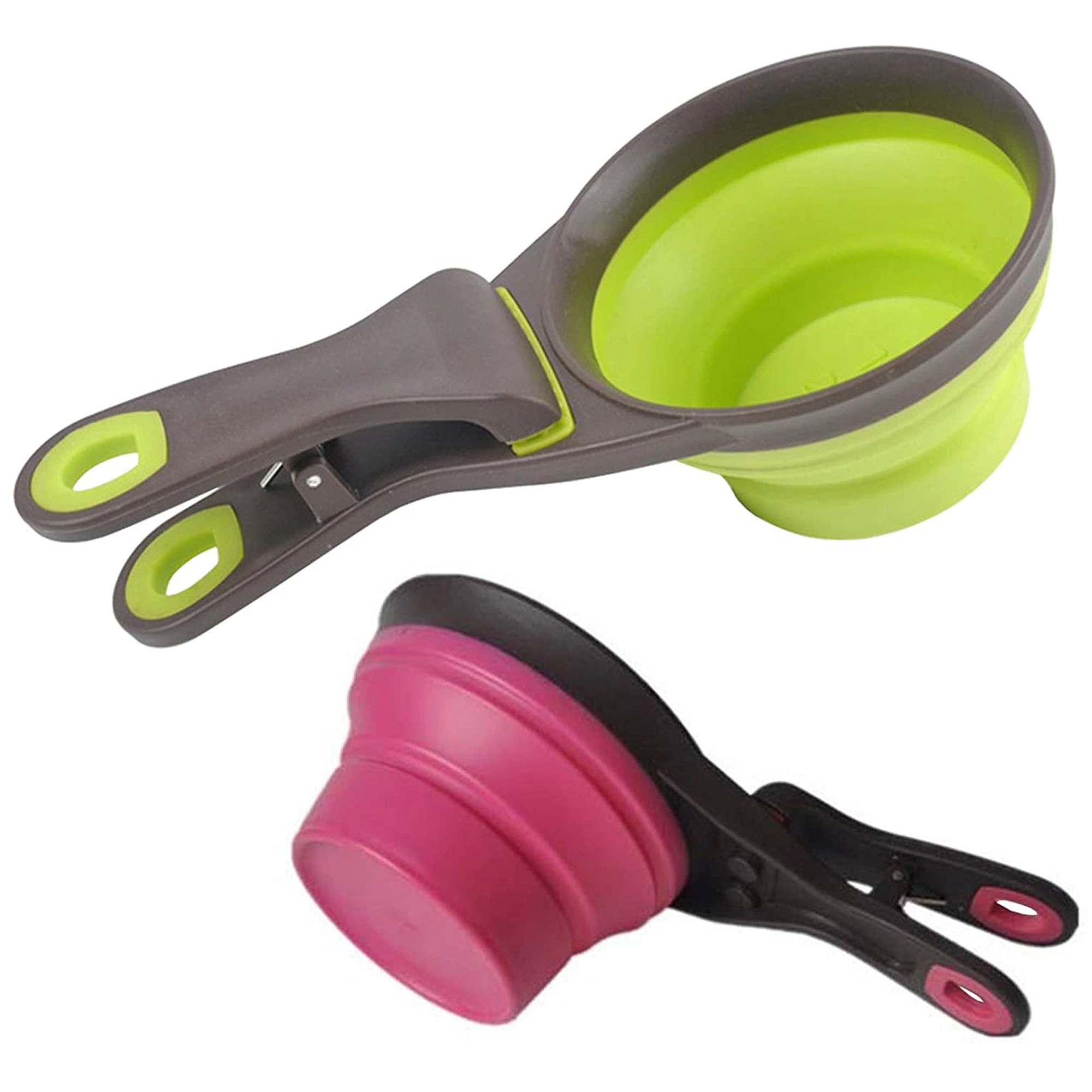 8oz Multi-function Silicone Pet Scoop Measuring Cup 2