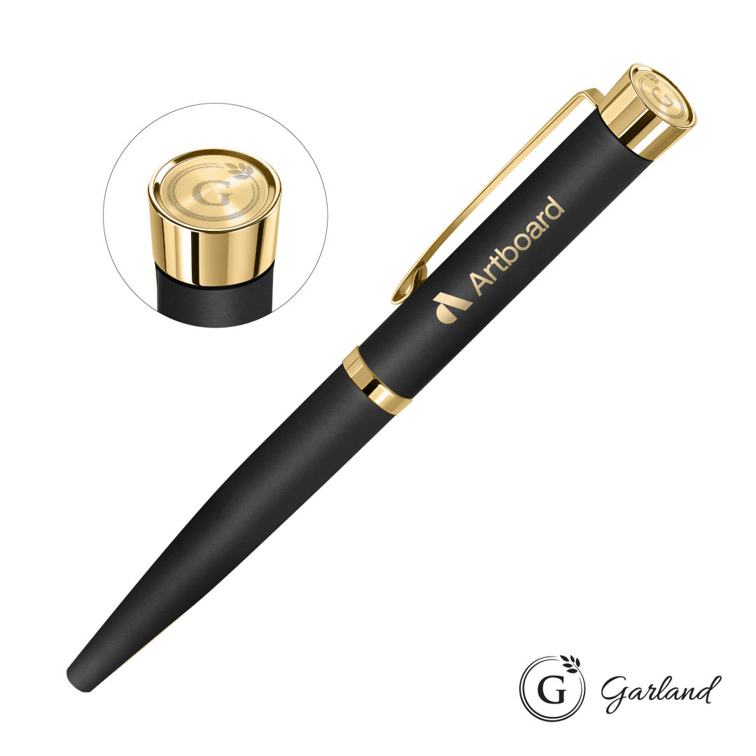 Garland® Executive Color Emblem Rollerball Pen - Gold