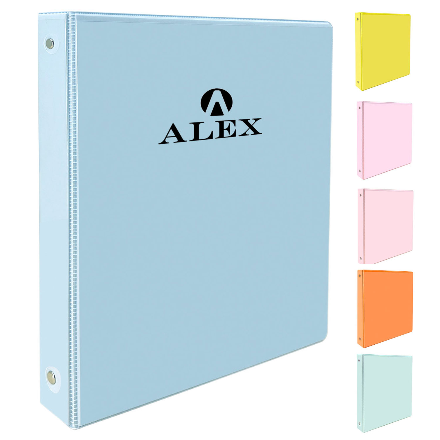 A4 3 Ring Plastic Binder w/ Pockets for Office