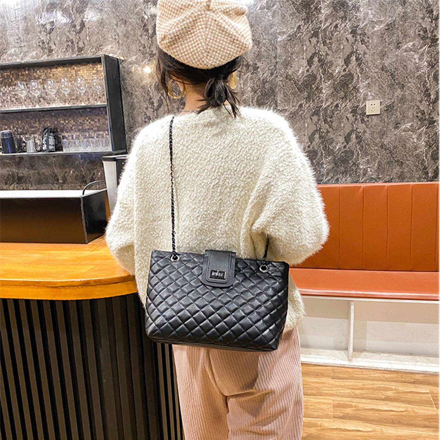 Fashion Women's One Shoulder Diagonal Straddle Bag 5