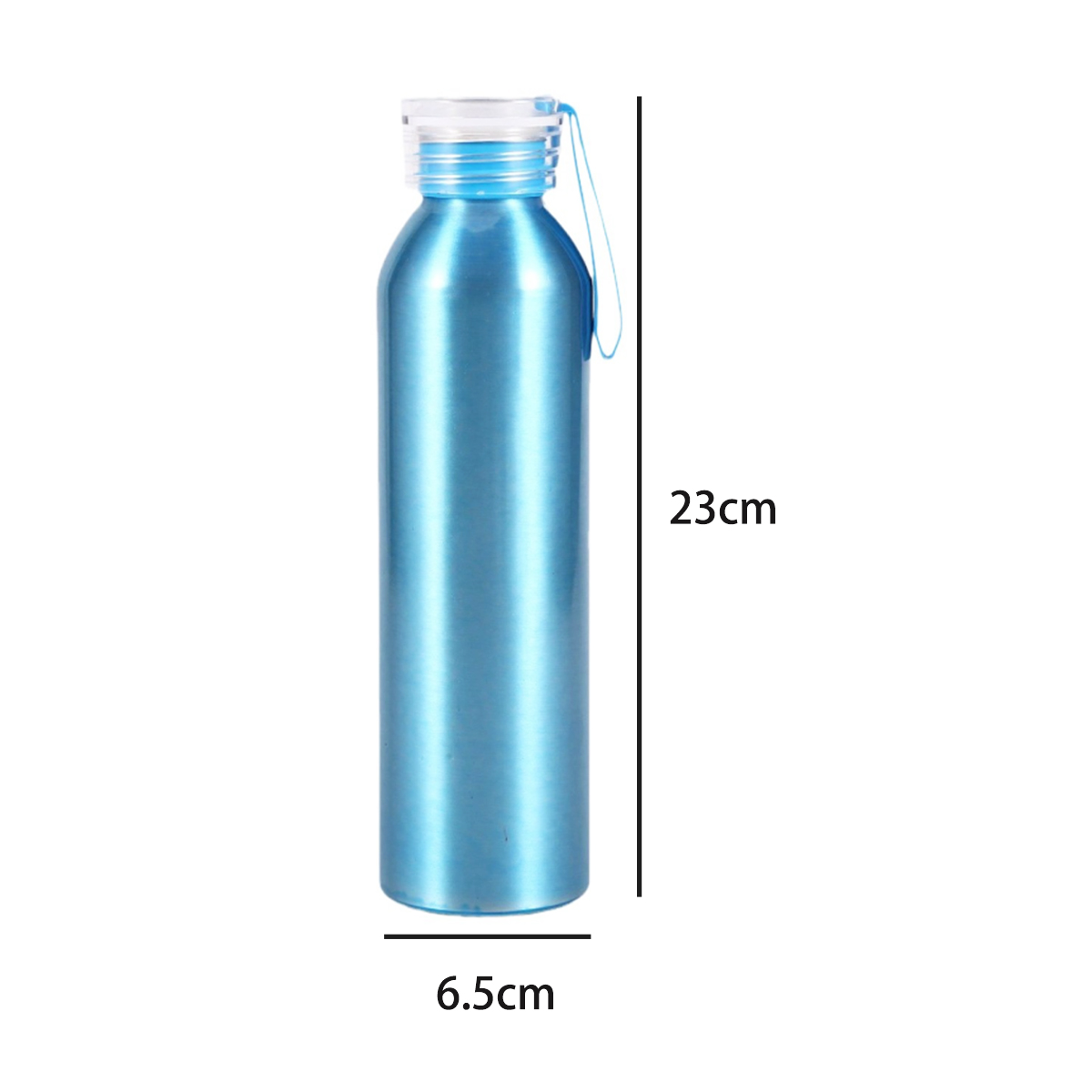 20Oz. Sports Water Bottle with Screw Cap and Carry Strap, custom water bottle with logo imprint 5