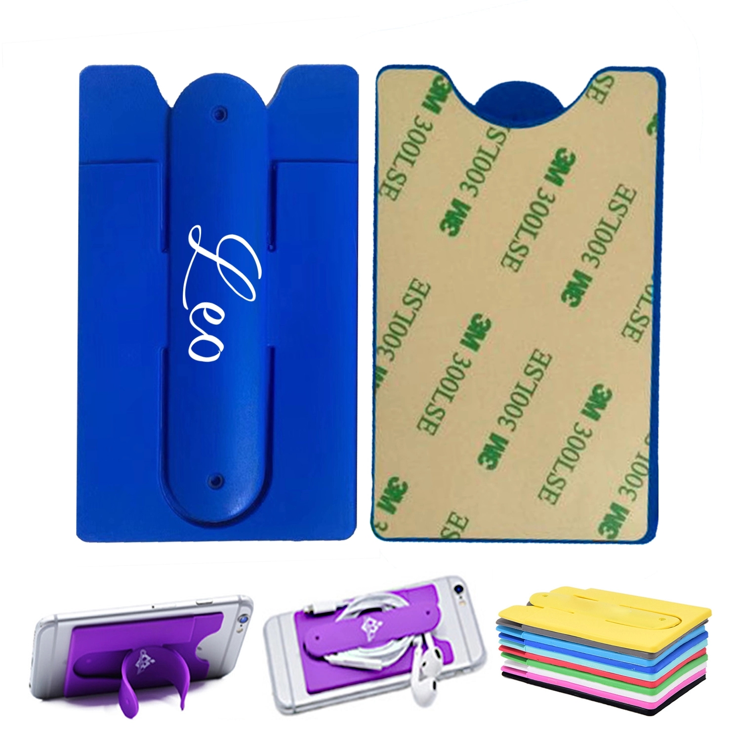 Silicone Cell Phone Card Holder 1
