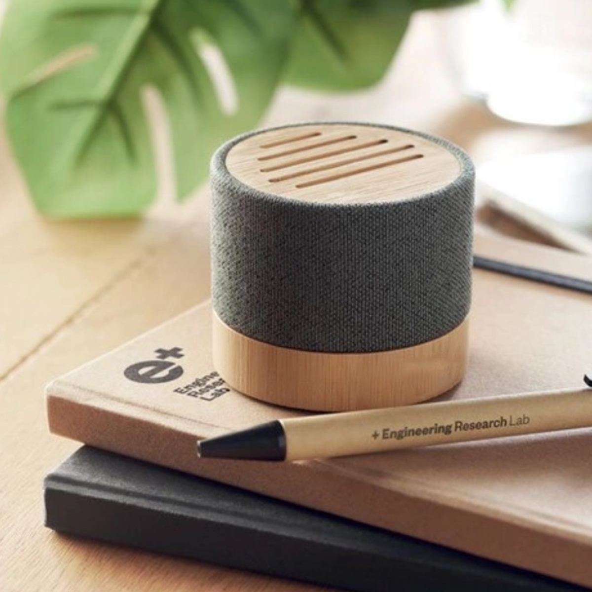 Bamboo Bluetooth Speaker with RPET Fabric Cover 6