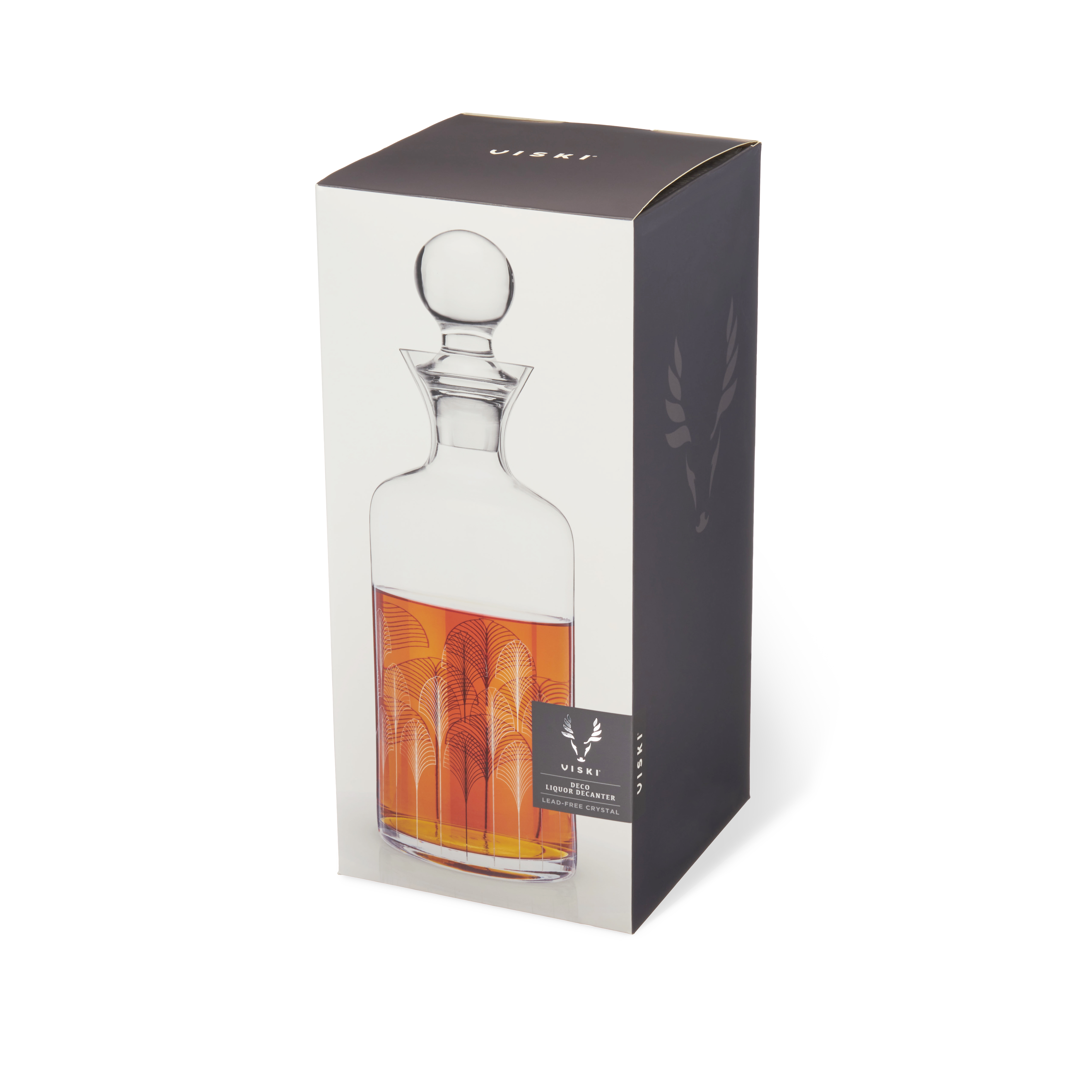 Viski® Deco Liquor Decanter 6