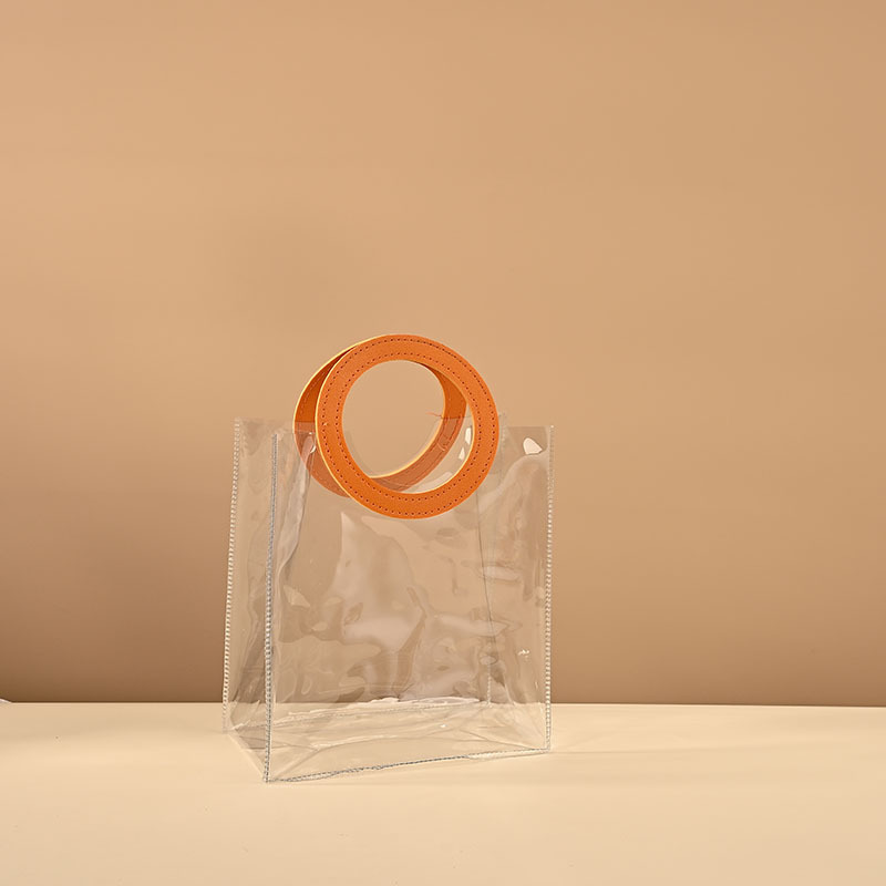 Round Handle Clear Handbag 9