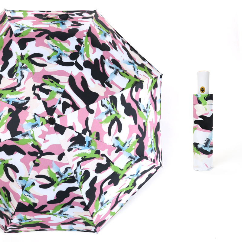 Camouflage Folding Reverse Automatic Umbrella 9