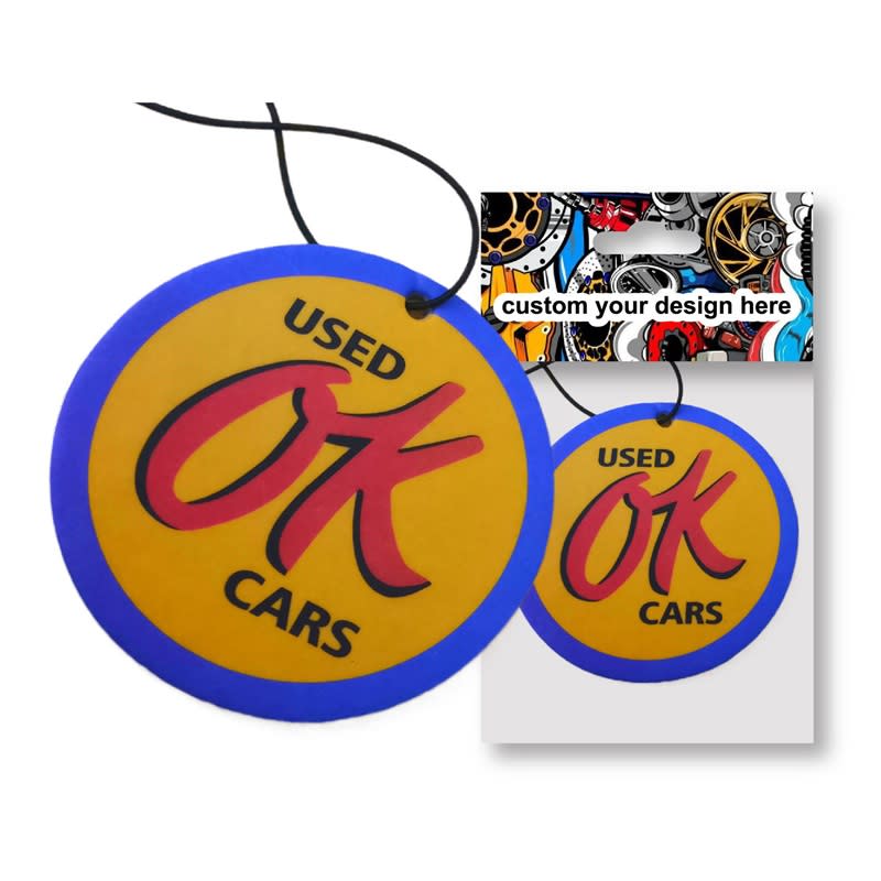 Custom Paper Car Air Fresheners 8