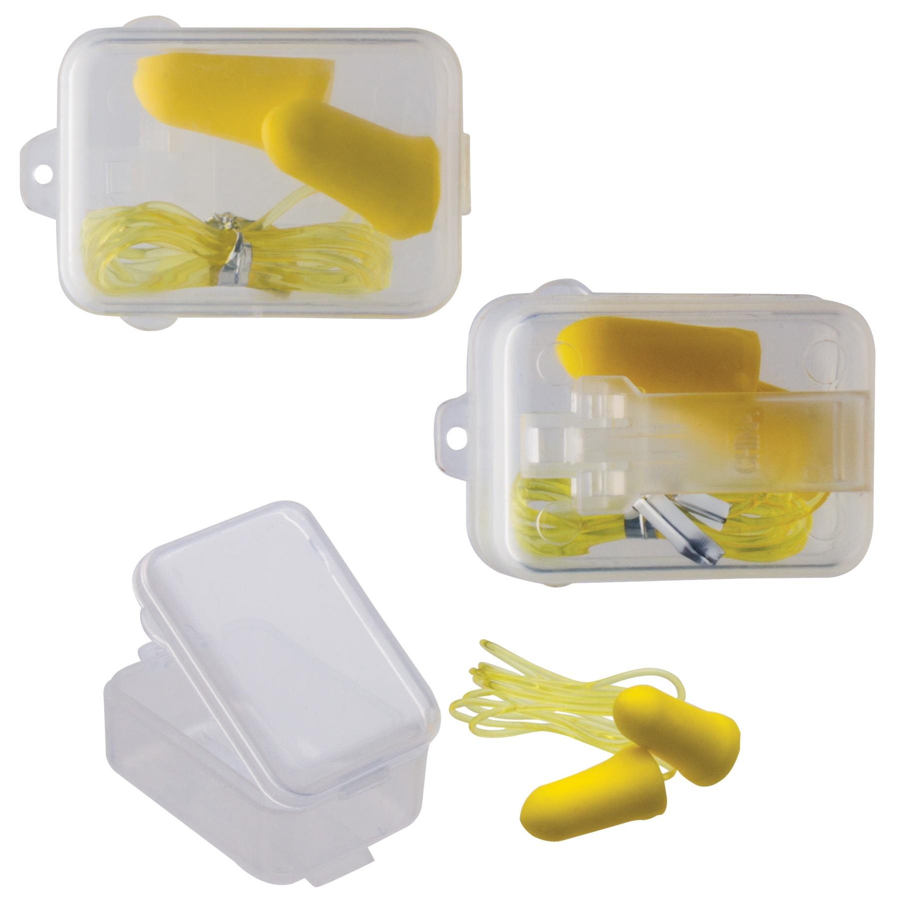 Corded Foam Earplugs & Case 3