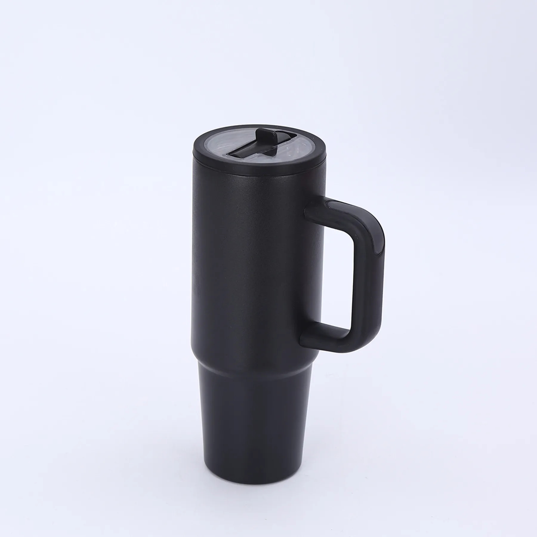 30 oz Stainless Steel Tumbler with Handle & Flip Straw Lid 8