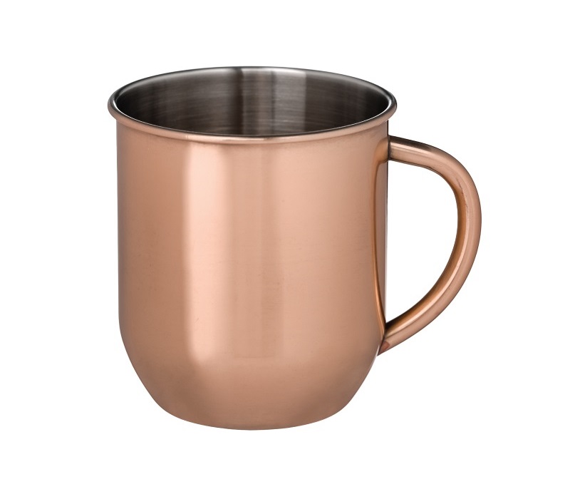 Copper Plated Mule Stainless Steel Mug, 17 oz. 2