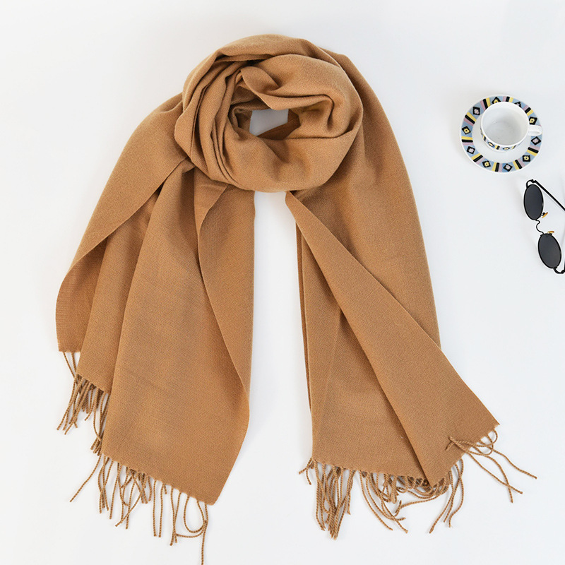 Winter Scarf Cashmere Feel Pashmina Shawl Wraps Soft 14