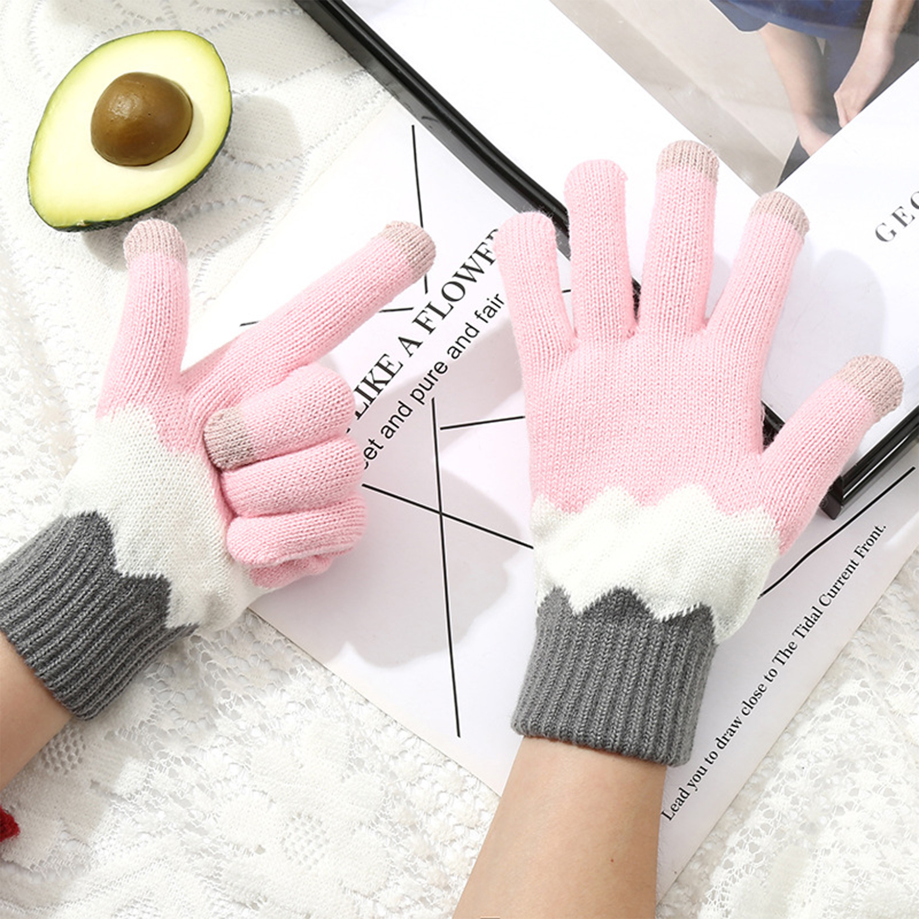 Winter Warm Knitted Touchscreen Gloves 8