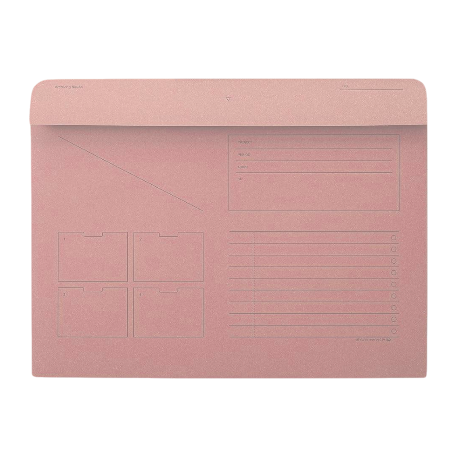 A4 Paper Pocket File Folder 4